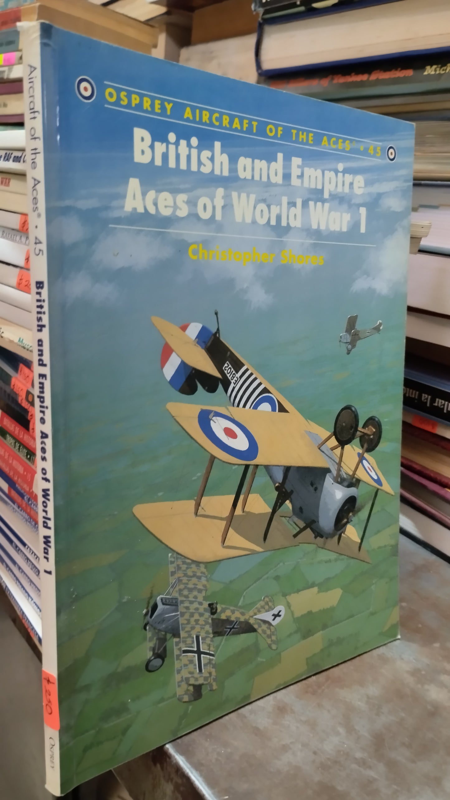 BRITISH AND EMPIRE ACES OF WORLD WAR 1 45 LIBRO USADO HISTORIA ALDAMA