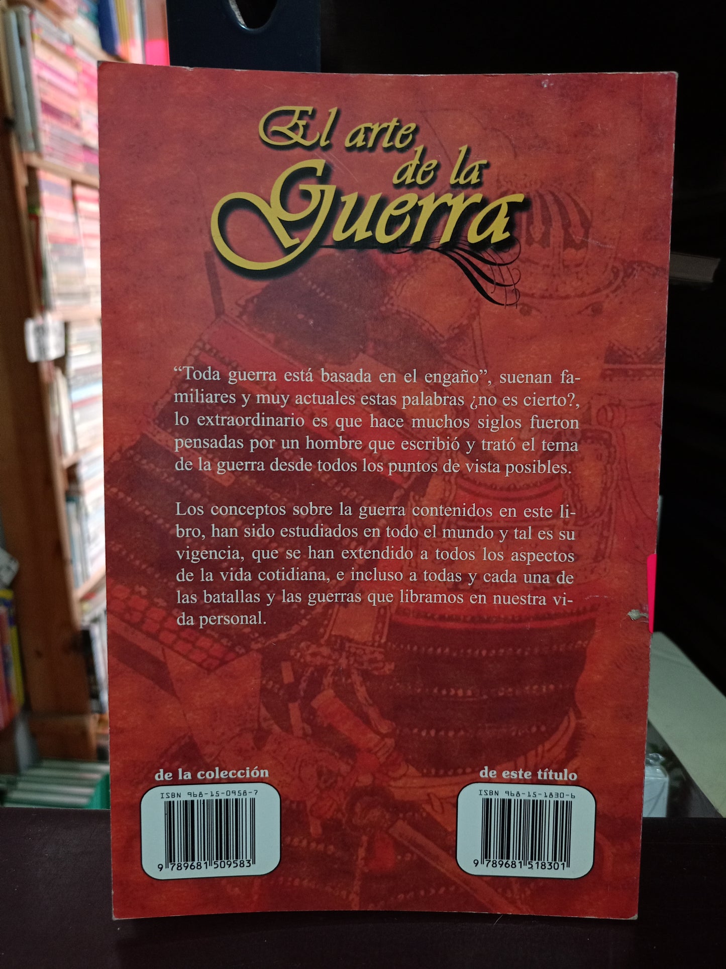 EL ARTE DE LA GUERRA POR SUN TZU USADO SUPERACIÓN PERSONAL LITERARIO 305