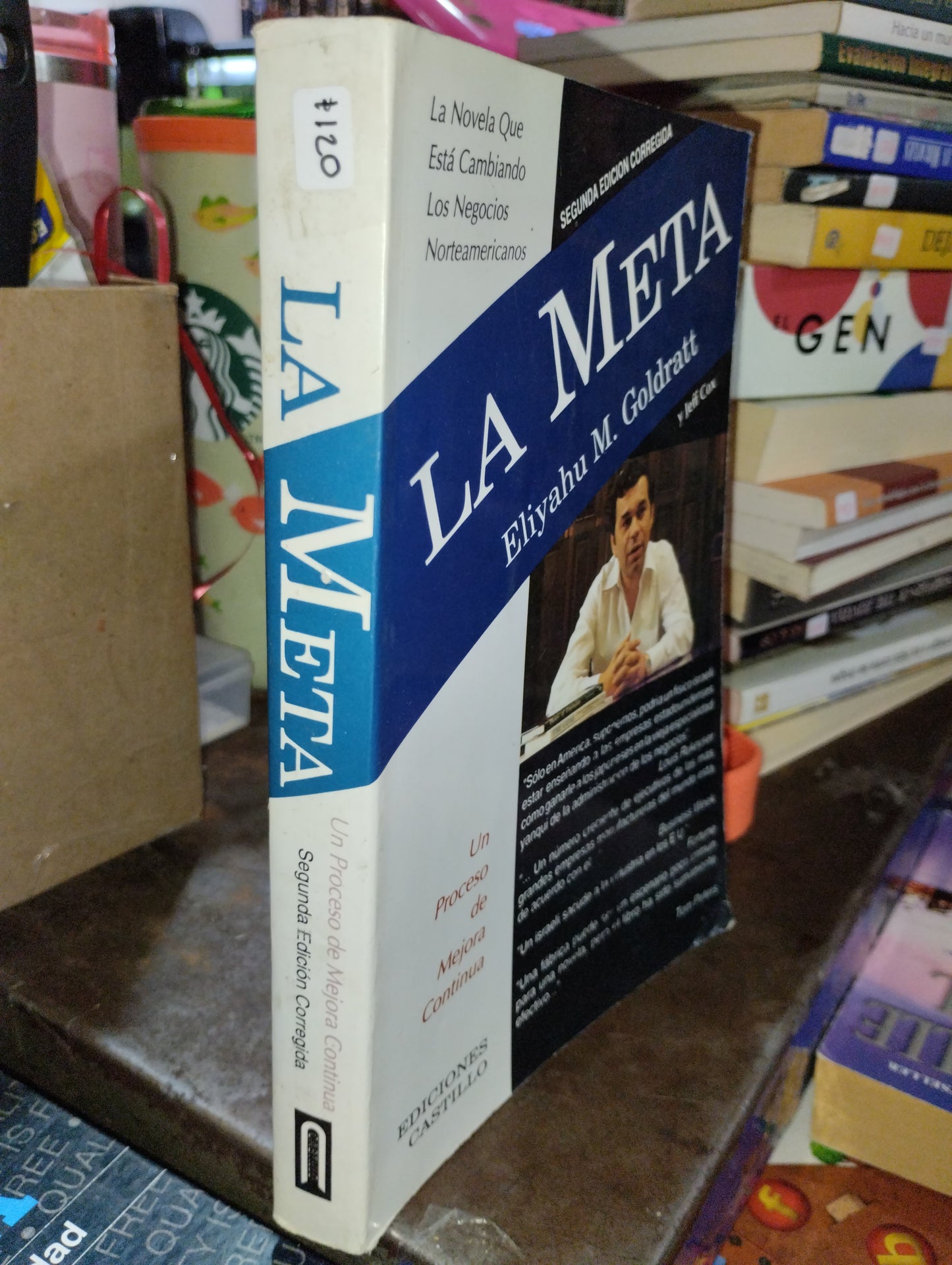LA META POR ELIYAHU M. GOLDRATT USADO SUPERACION PERSONAL ALDAMA