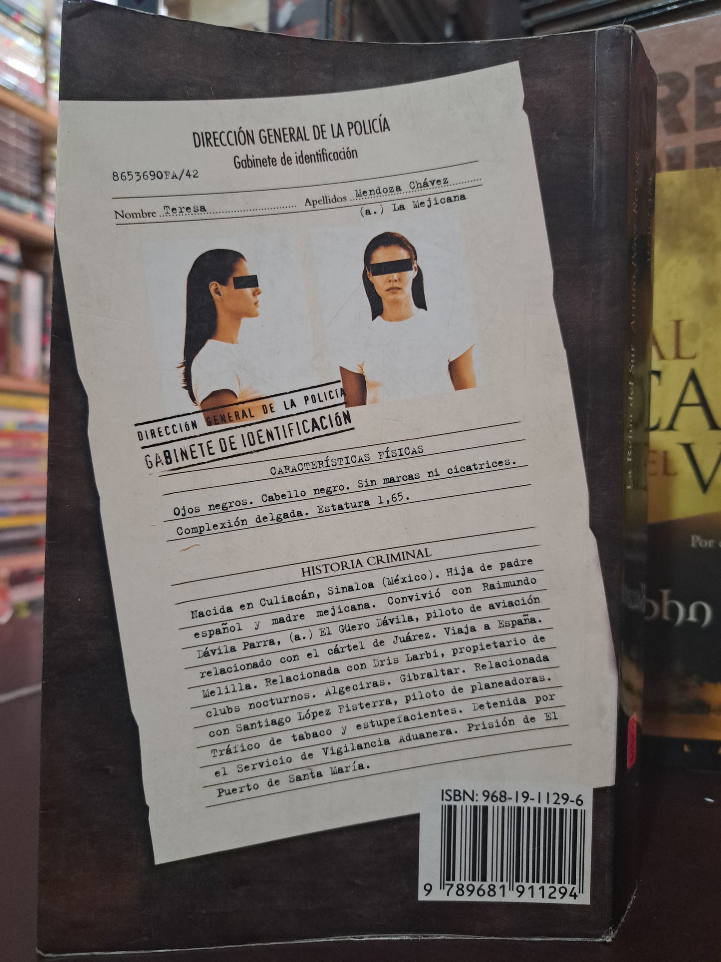 LA REINA DEL SUR ARTURO PÉREZ-REVERTE USADO NOVELA LITERARIO 305