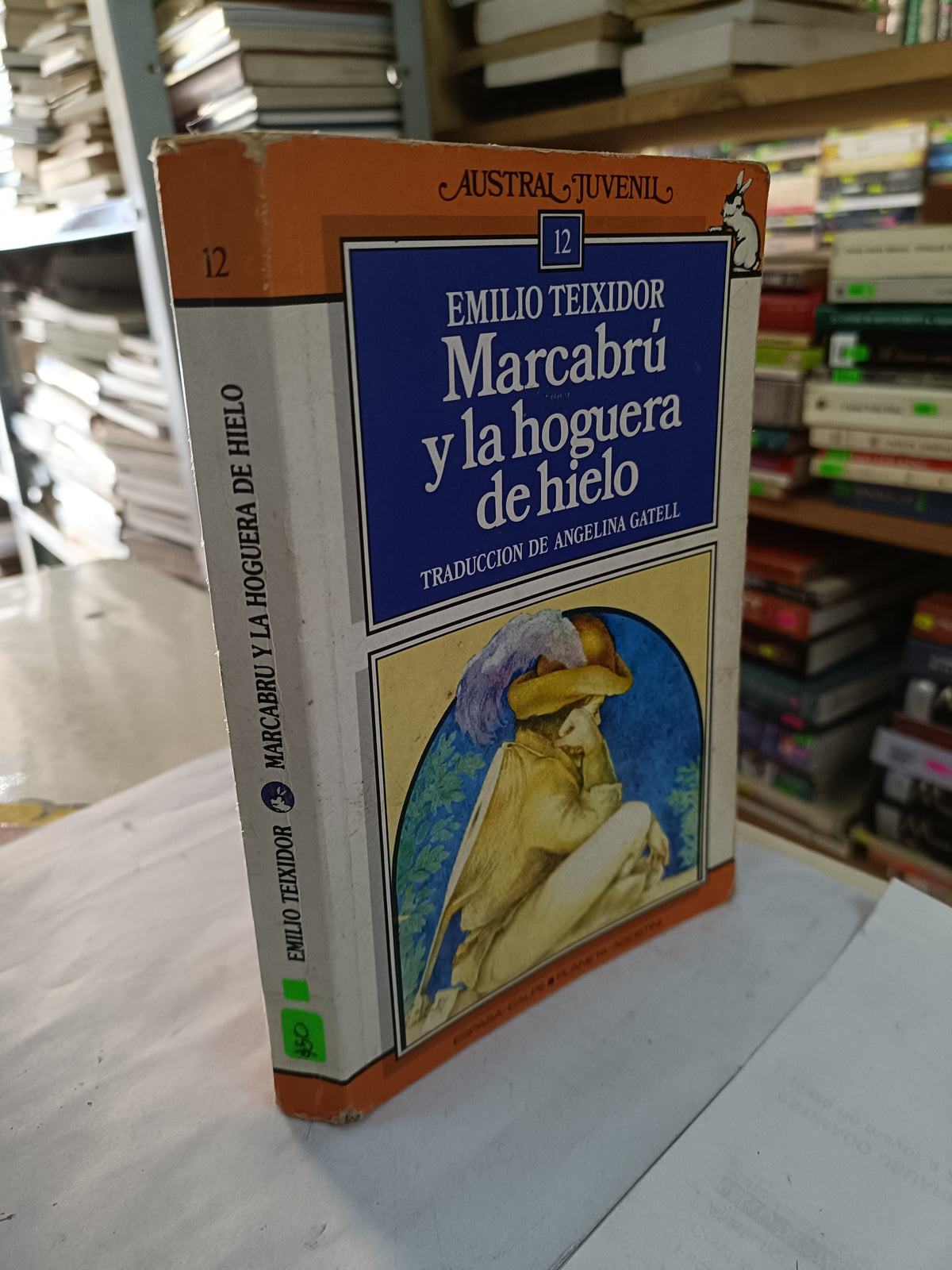 MARCABRU Y LA HOGUERA DE HIELO POR EMILIO TEIXIDOR USADO NOVELA LITERARIO 207