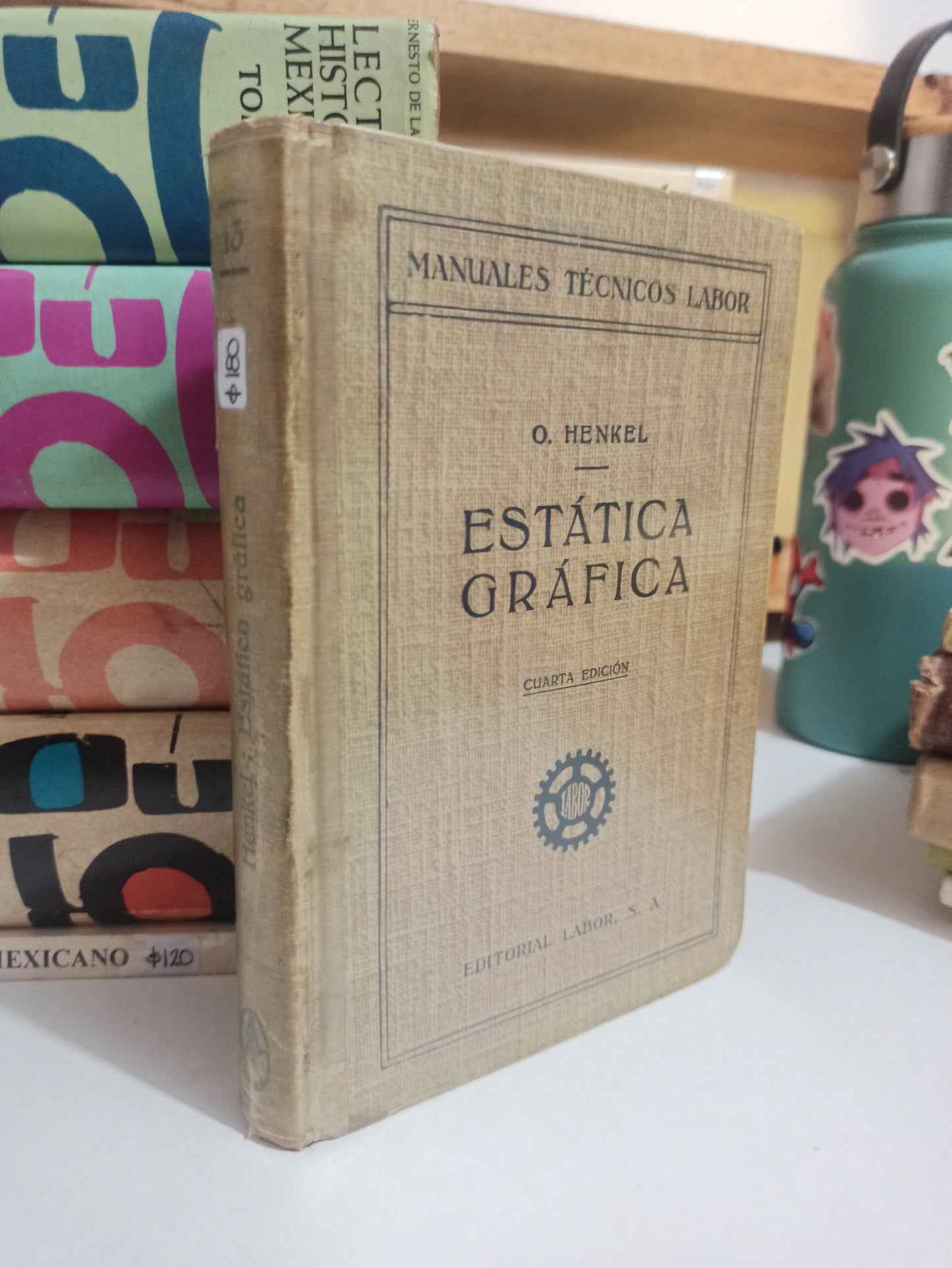 ESTATICA GRAFICA POR O. HENKEL USADO HISTORIA JUÁREZ
