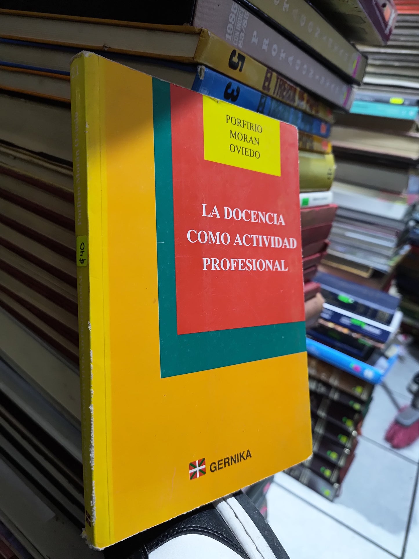 LA DOCENCIA COMO ACTIVIDAD PROFESIONAL POR PORFIRIO MORAN OVIDEO USADO EDUCACION JUAREZ 507