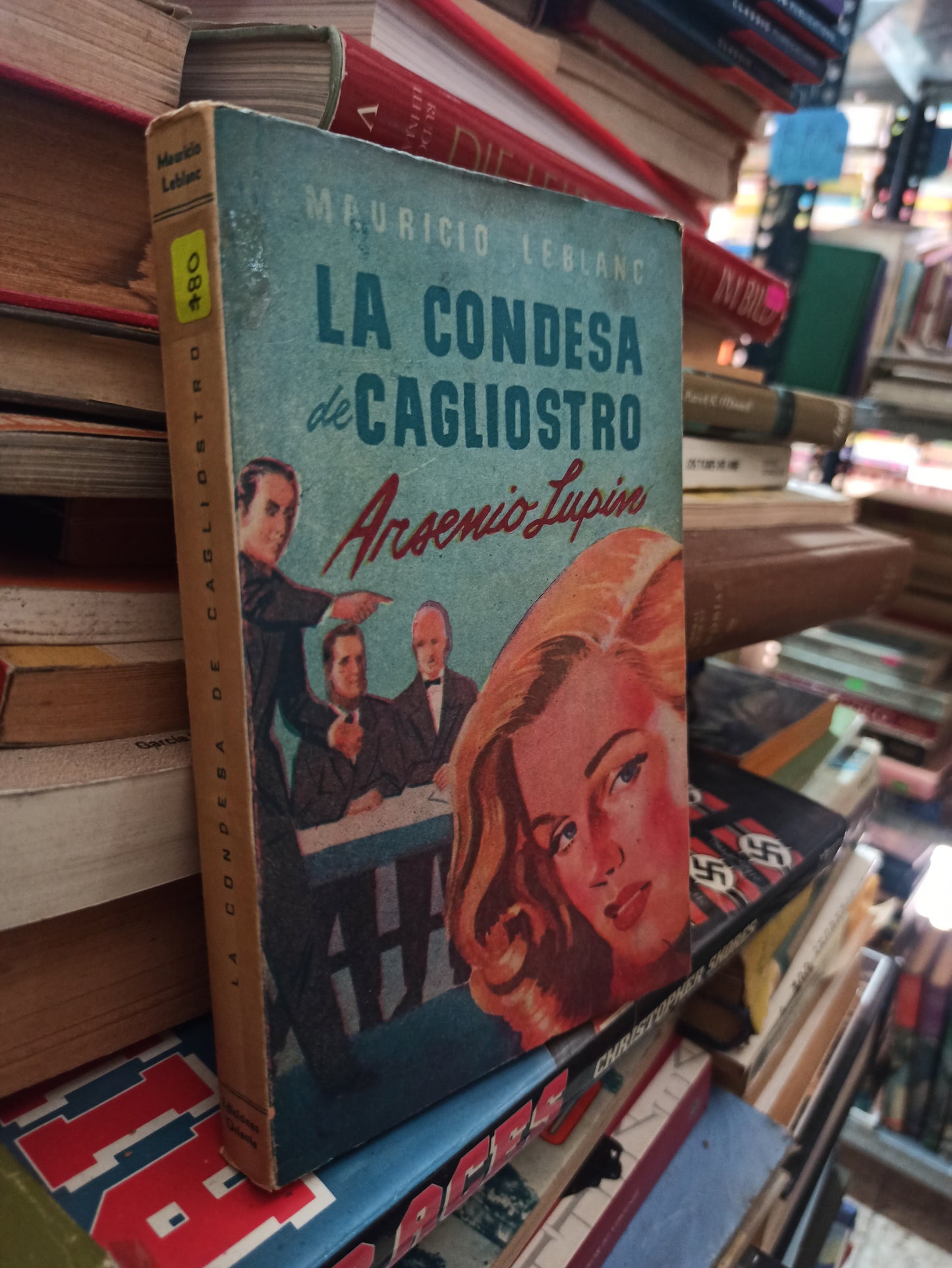 LA CONDESA DE CAGLIOSTRO POR MAURICIO LEBLANC USADO NOVELAS ALDAMA