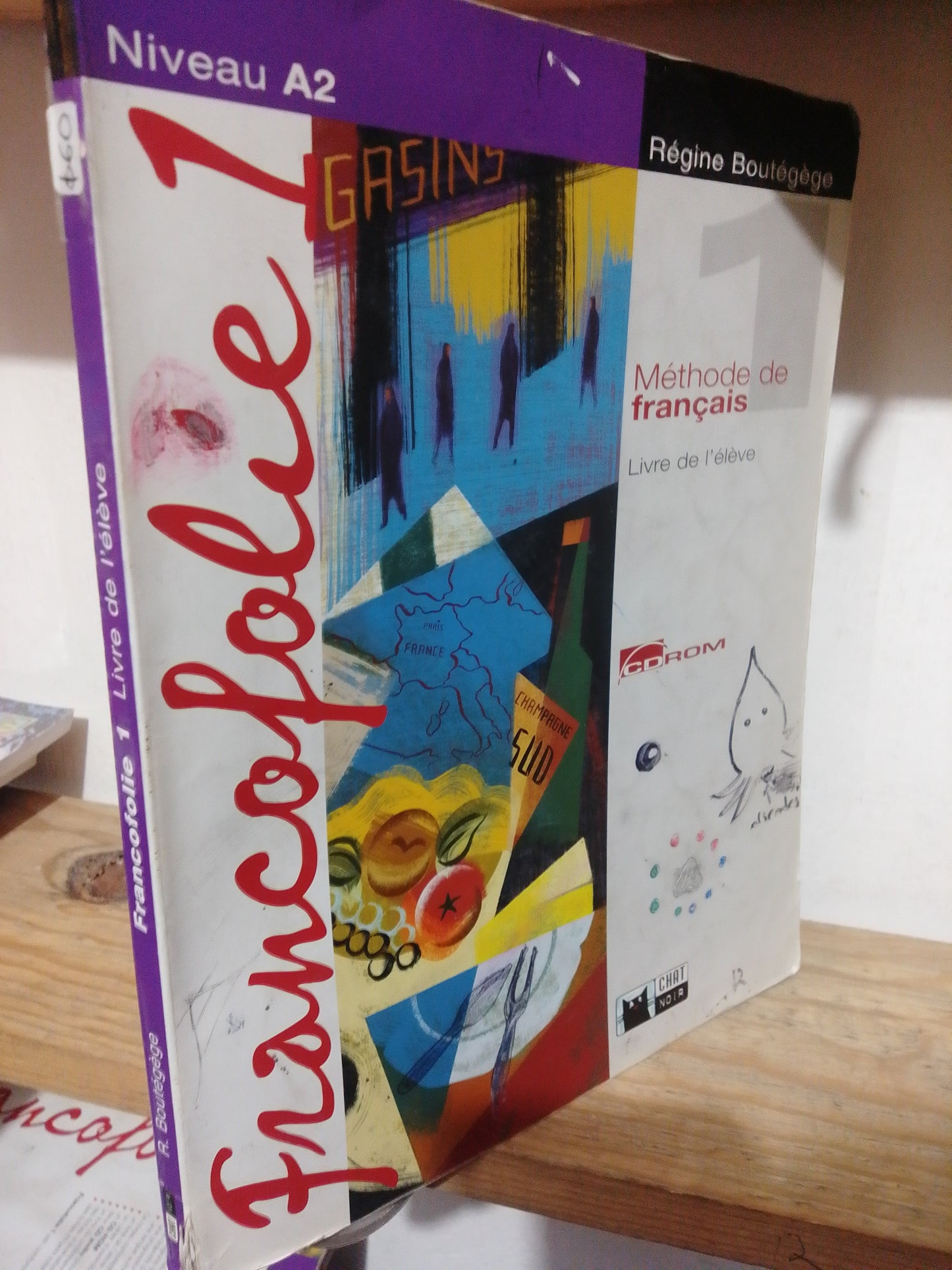 FRANCOFOLIE 1 LIVRE DE I ELEVE POR REGINE BOUTEGEGE USADO IDIOMAS JUAREZ
