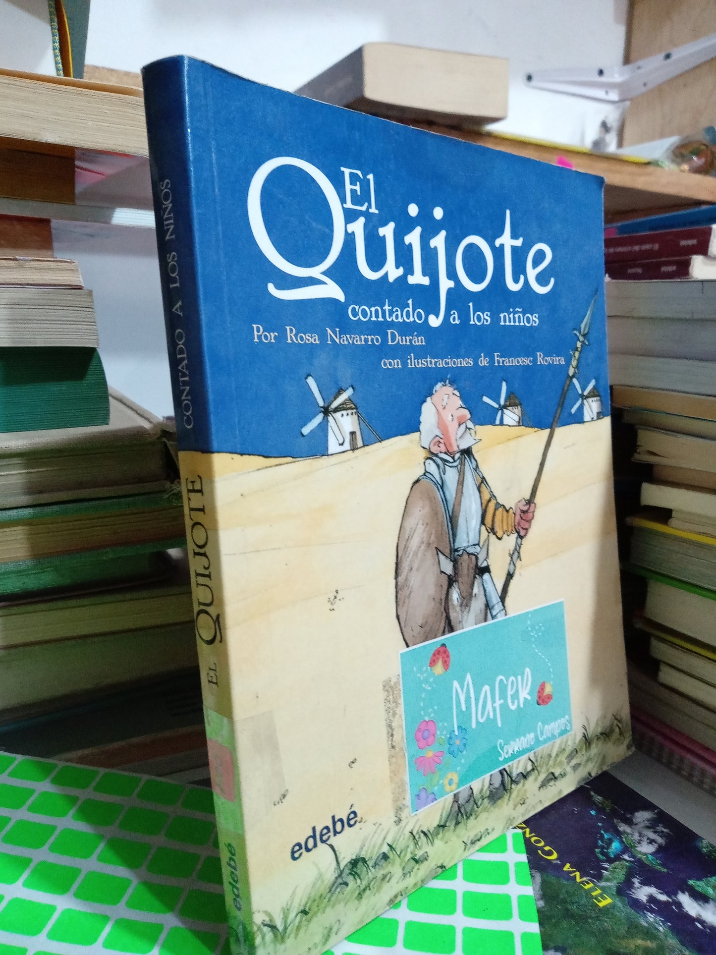 EL QUIJOTE CONTADO A LOS NIÑOS POR ROSA NAVARRO DURAN USADO INFANTIL JUAREZ
