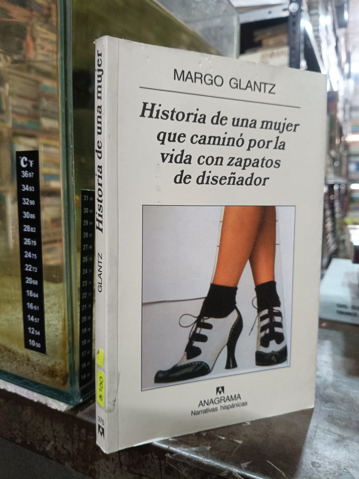 HISTORIA DE UNA MUJER QUE CAMINÓ CON ZAPATOS DE DISEÑADOR POR MARCO GLANTZ USADO NOVELA ALDAMA
