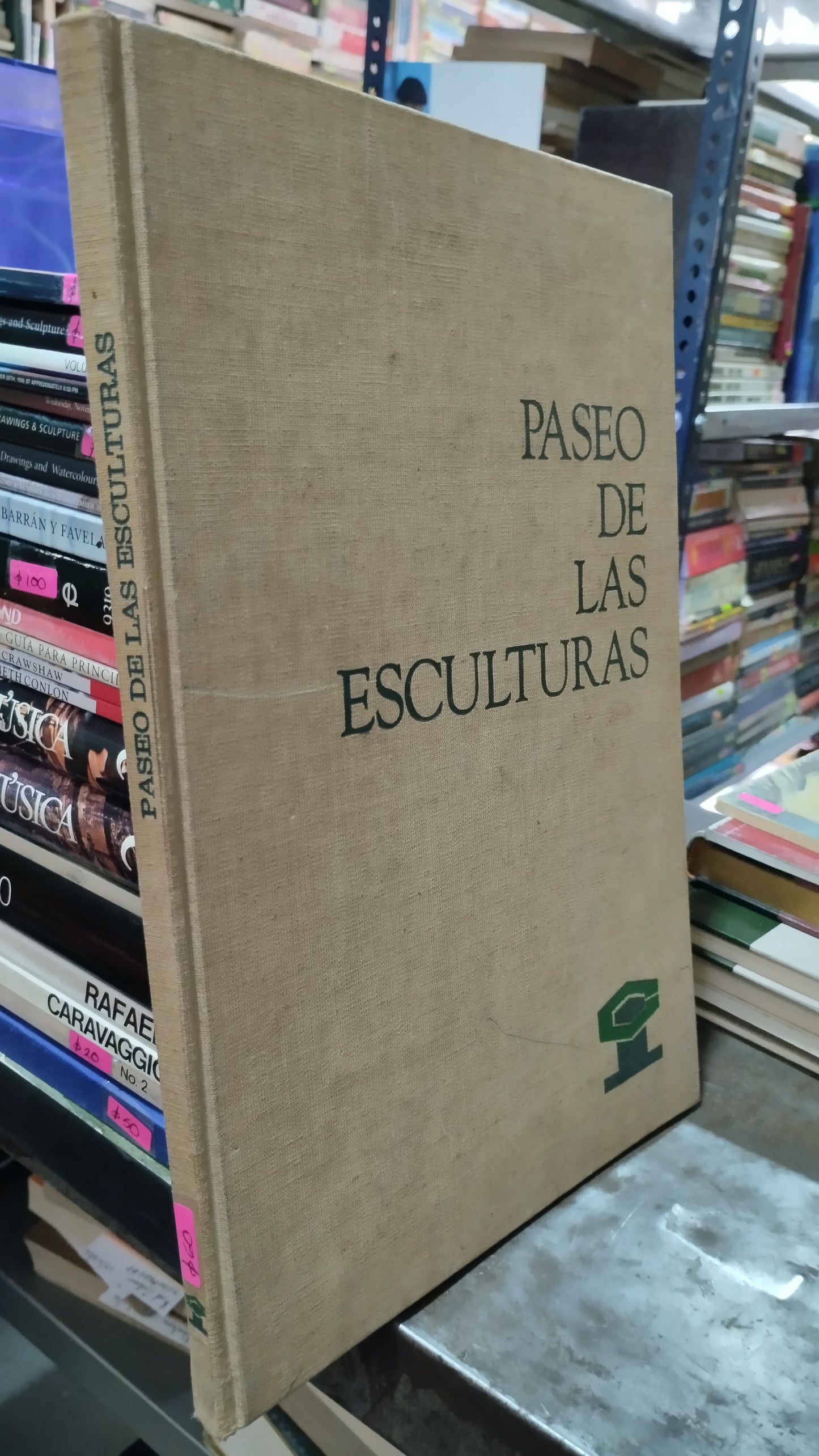 PASEO DE LAS ESCULTURAS LIBRO USADO ARTE ALDAMA