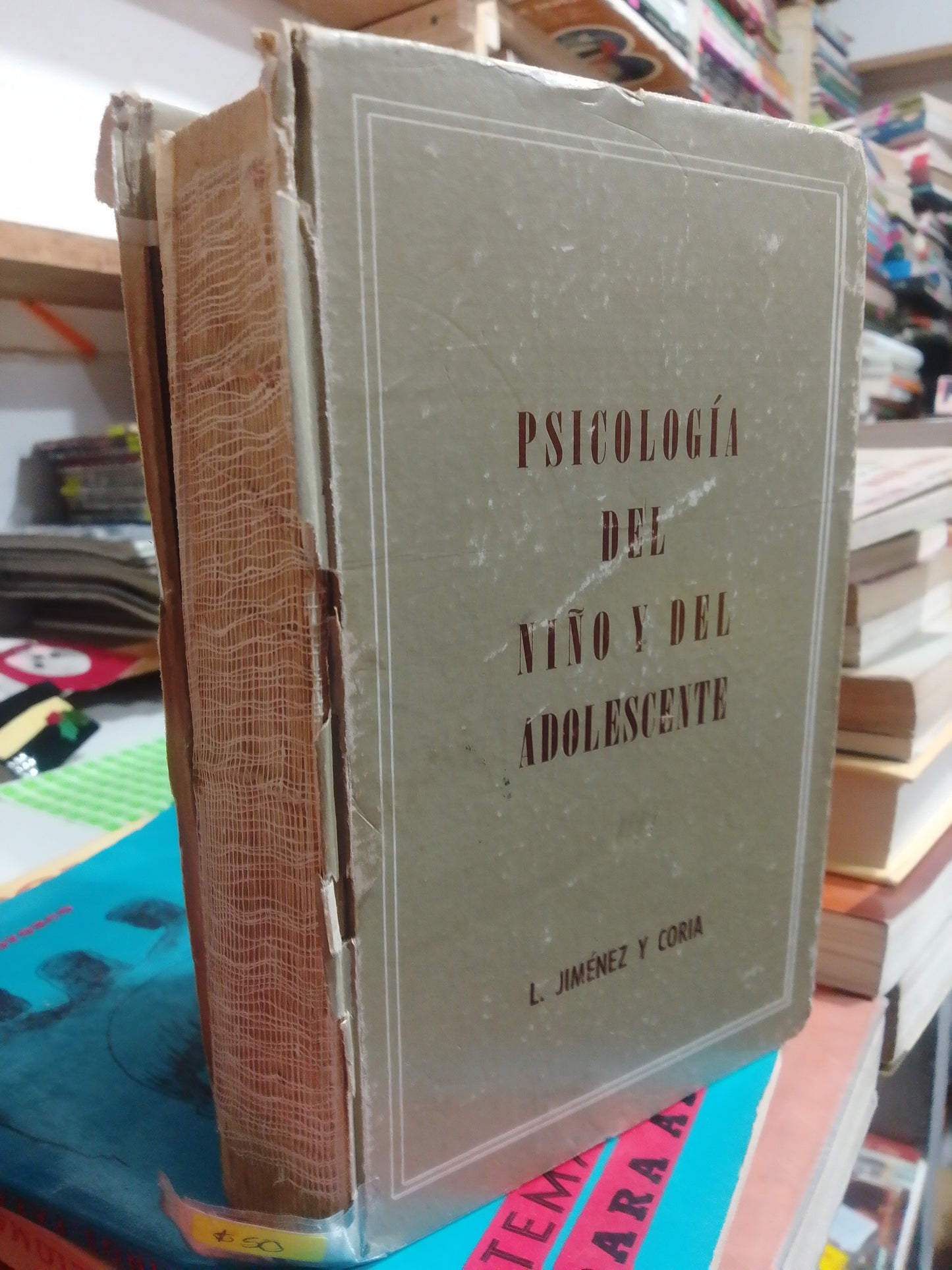 PSICOLOGIA DEL NIÑO Y DEL ADOLESCENTE POR L.JIMENEZ Y CORIA USADO PSICOLOGIA JUAREZ