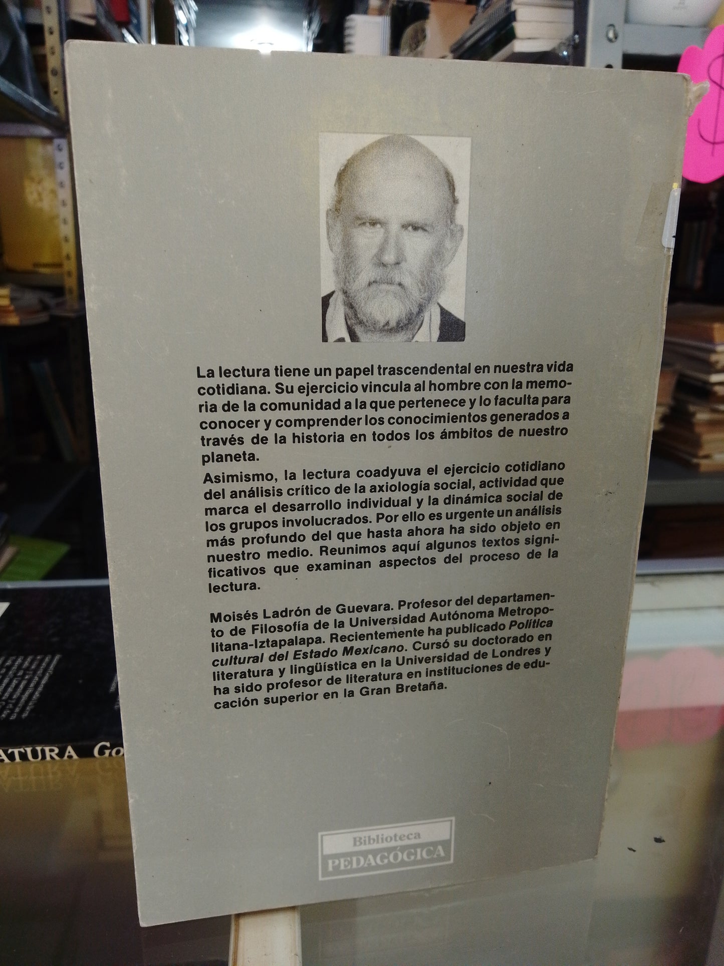 LA LECTURA POR MOISES LADRON USADO NOVELAS JUAREZ