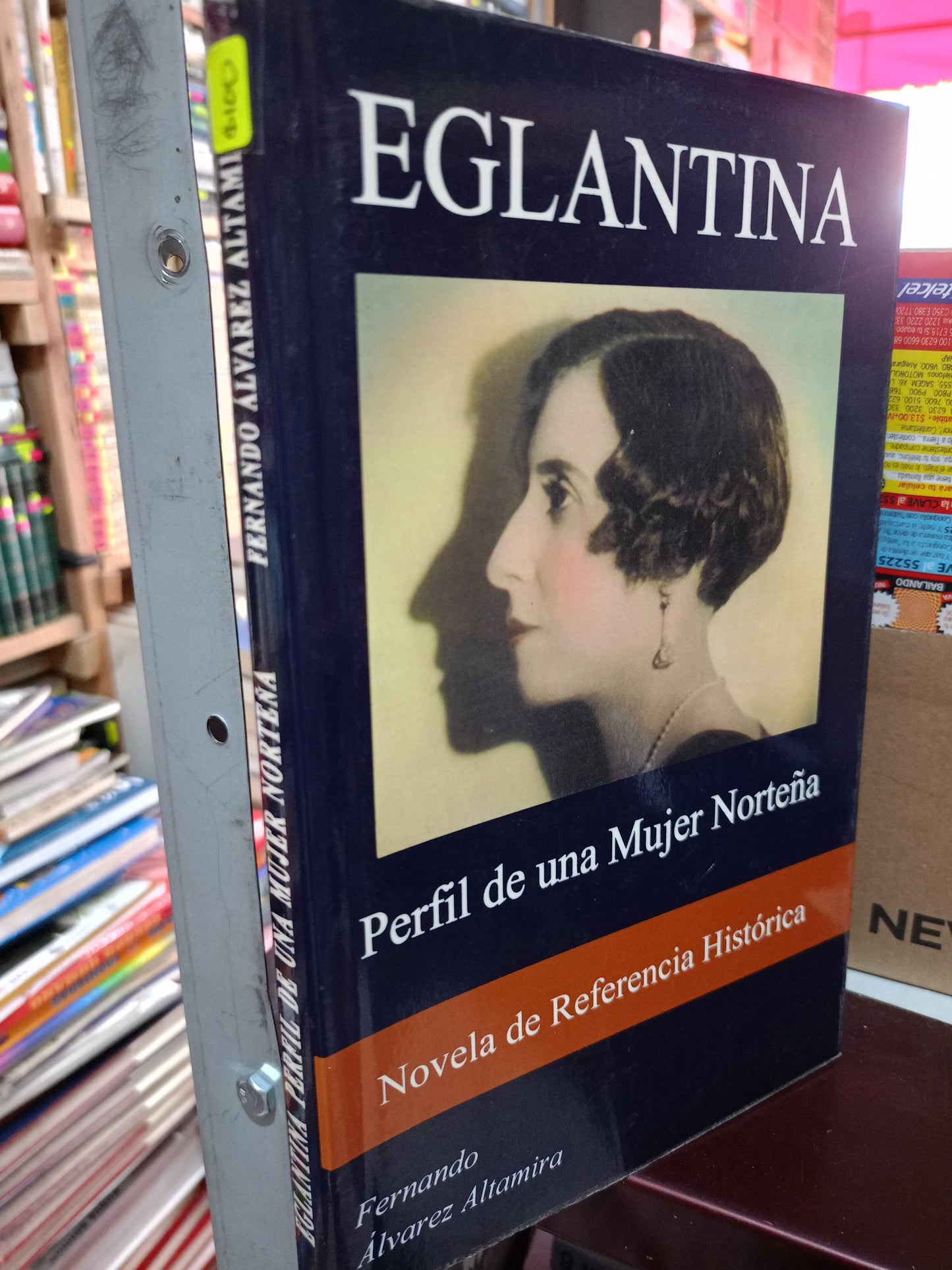 EGLANTINA PERFIL DE UNA MUJER NORTEÑA POR FERNANDO ÁLVAREZ ALTAMIRA USADO HISTORIA LITERARIO 305