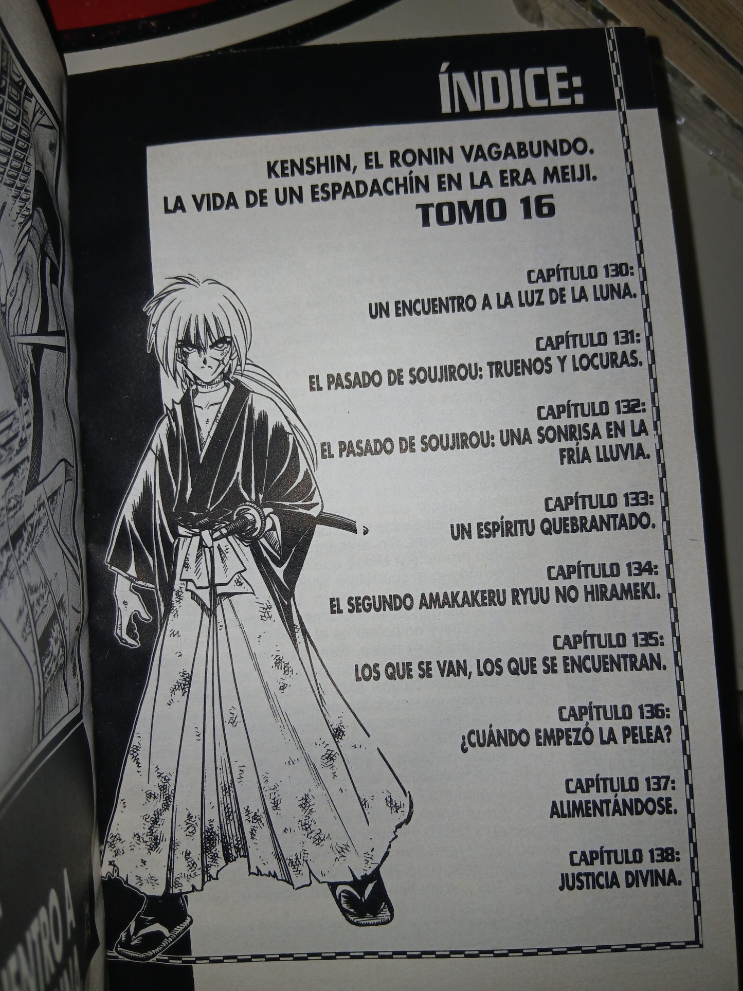 SAMURÁI X 16: DIVINA PROVIDENCIA POR NOBUHIRO WATSUKI USADO MANGA LITERARIO 207