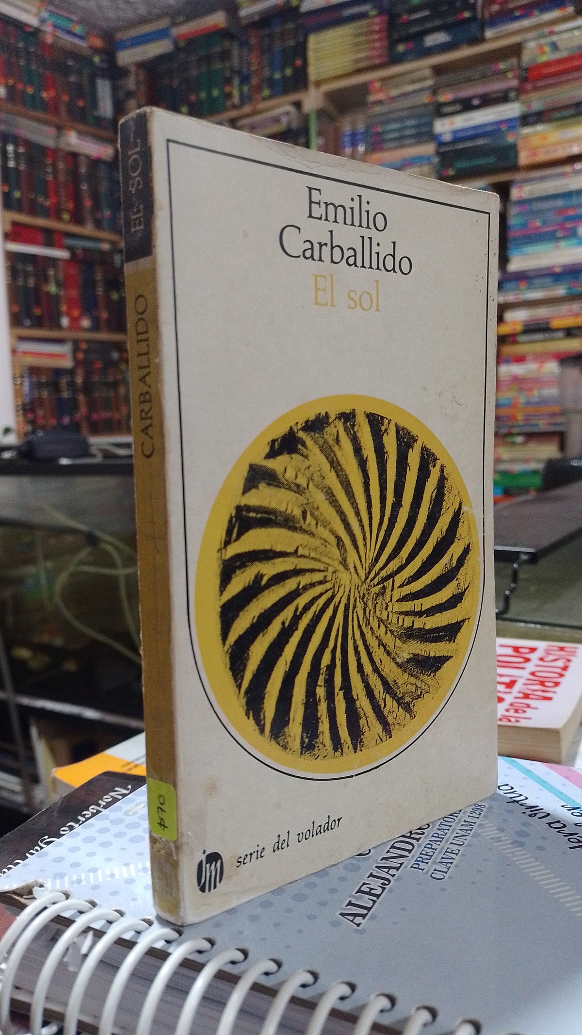 EL SOL POR EMILIO CARBALLIDO USADO NOVELA ALDAMA