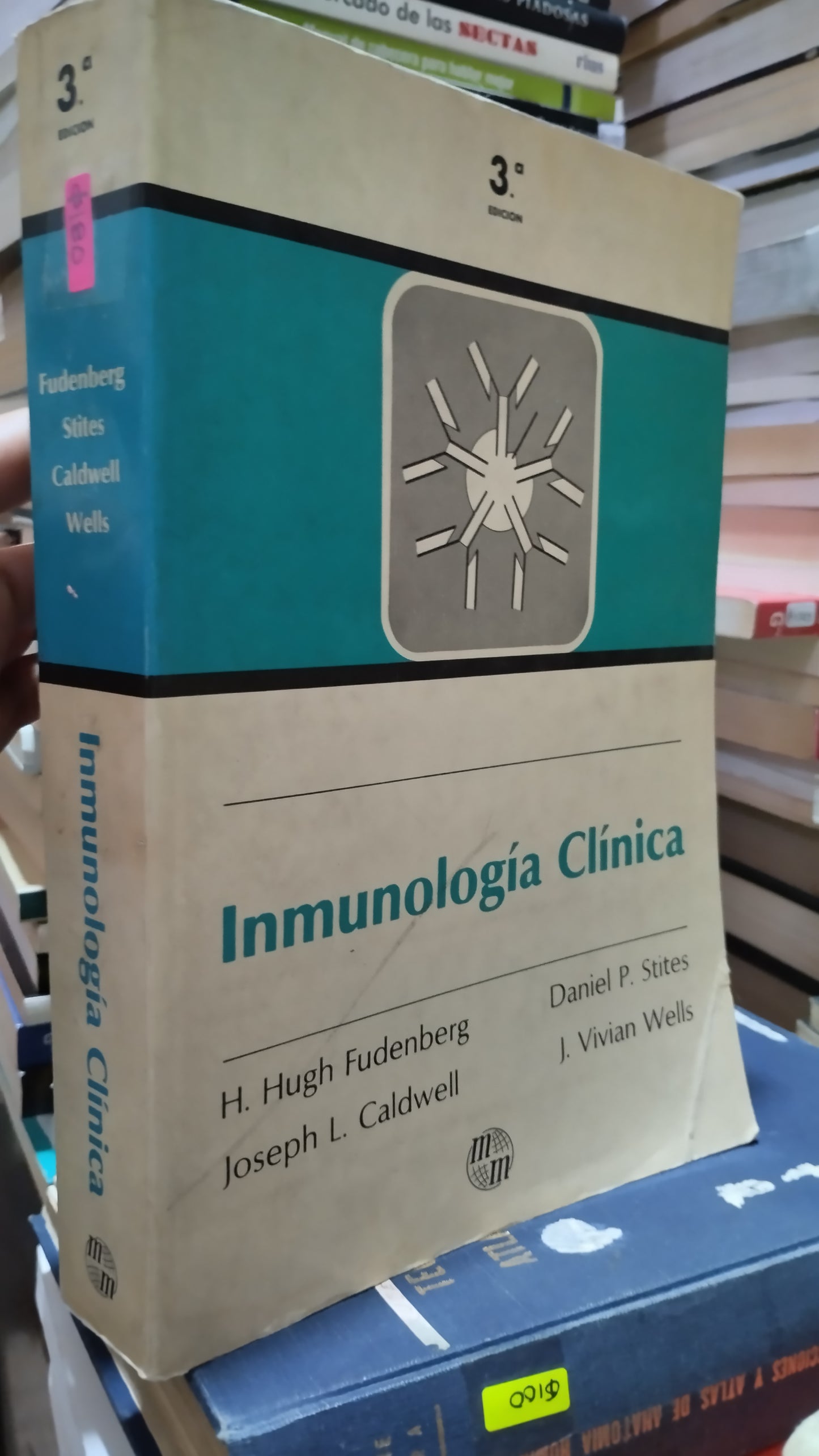 INMULOGIA CLINICA POR H HUGH FUDENBERG LIBRO USADO SALUD ALDAMA