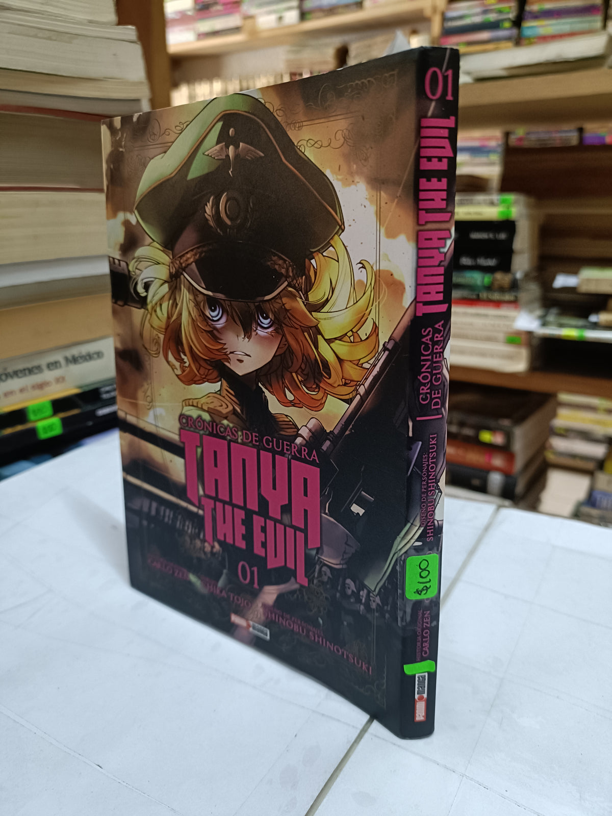 CRONICAS DE GUERRA TANYA THE EVIL 01 POR CARLO ZEN MANGA USADO NOVELA LITERARIO 207
