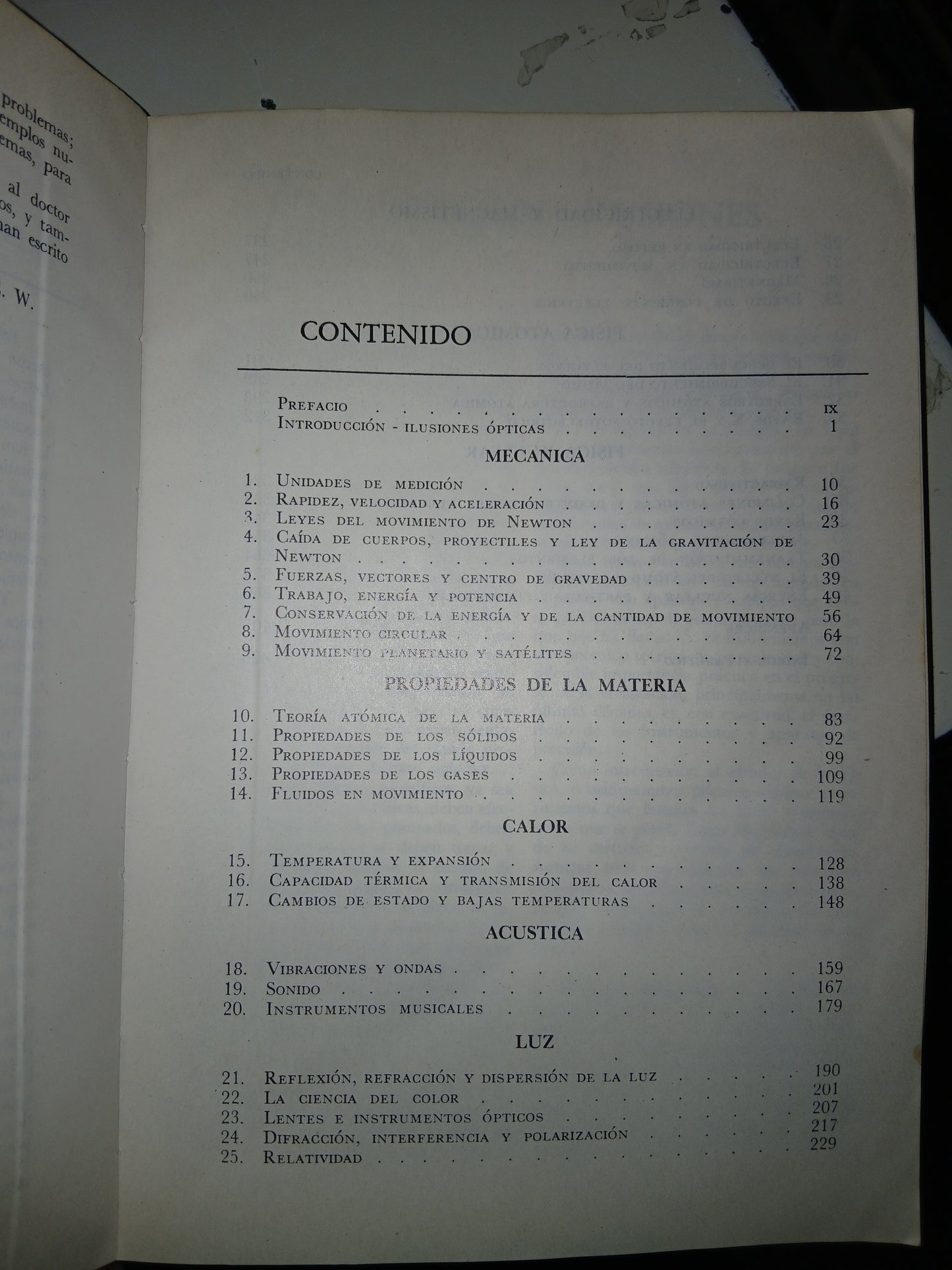FÍSICA DESCRIPTIVA POR HARVEY E. WHITE USADO FÍSICA LITERARIO 207