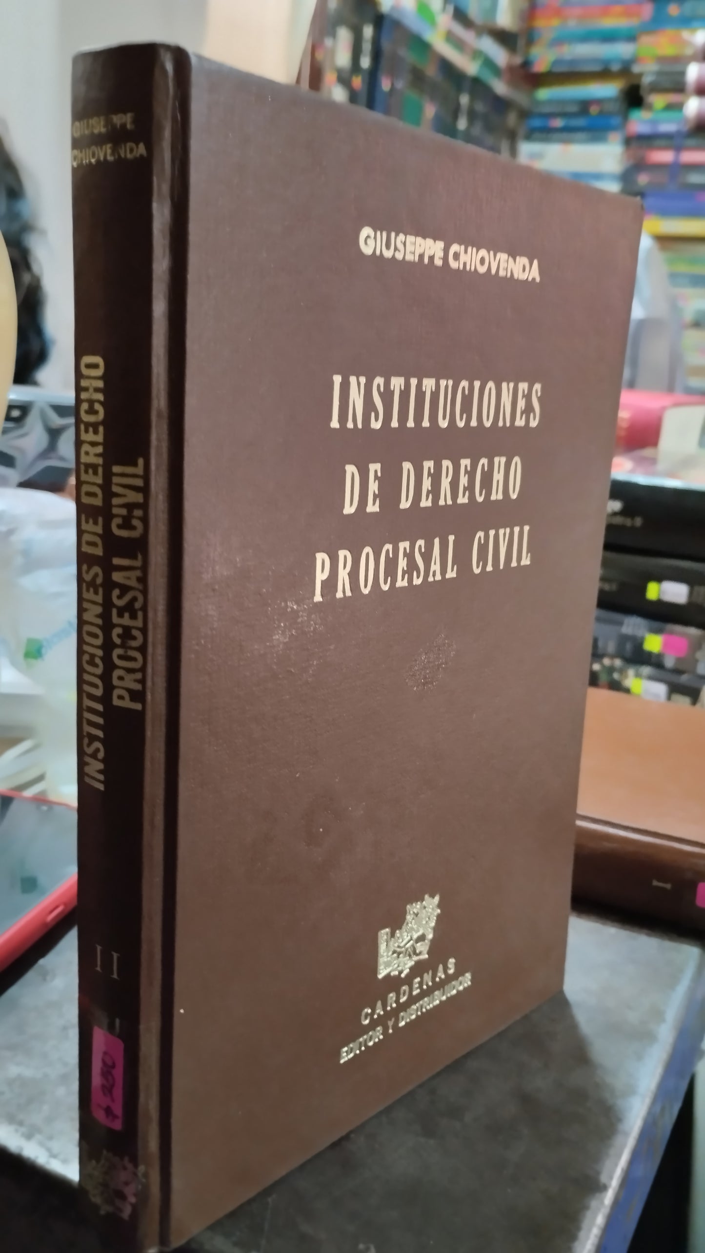 INSTUTUCIONES DE DERECHO PROCESAL CIVIL II POR GIUSEPPE CHIOVENDA LIBRO USADO DERECHO ALDAMA