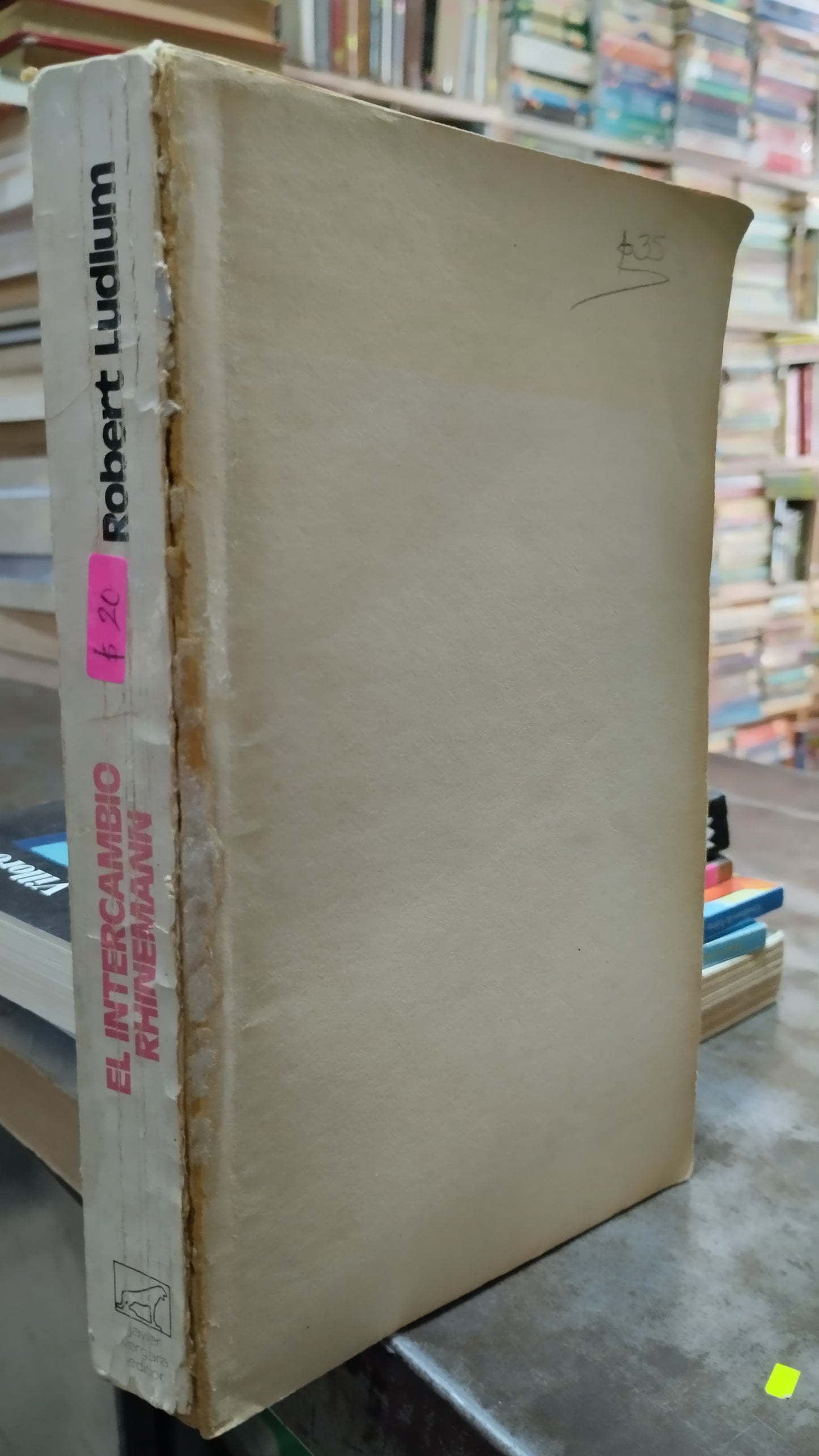 EL INTERCAMBIO RHINEMANN LIBRO USADO NOVELAS ALDAMA