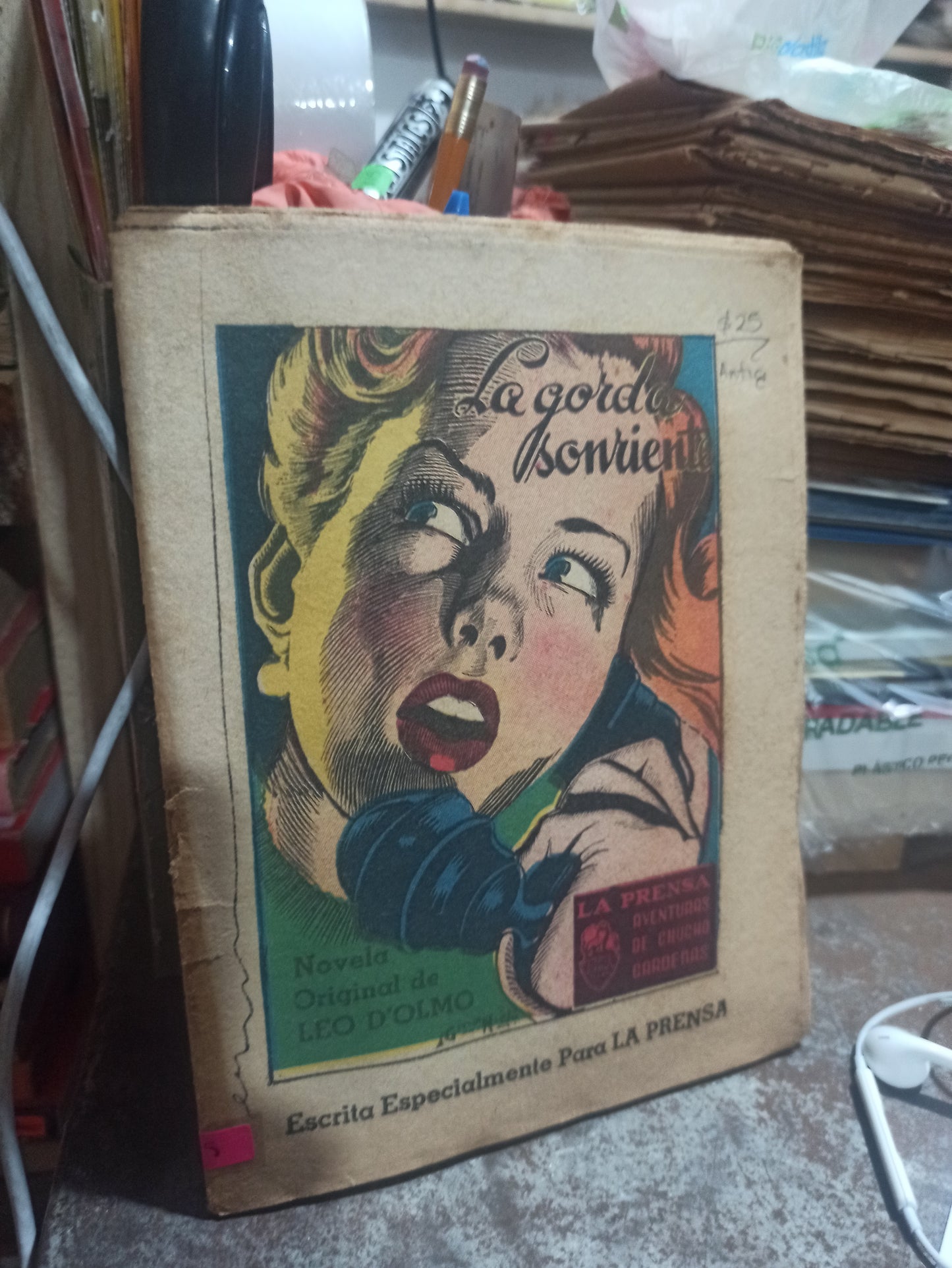 LA GORDA SONRIENTE POR LEO D' ALMO USADO ANTIGUOS ALDAMA