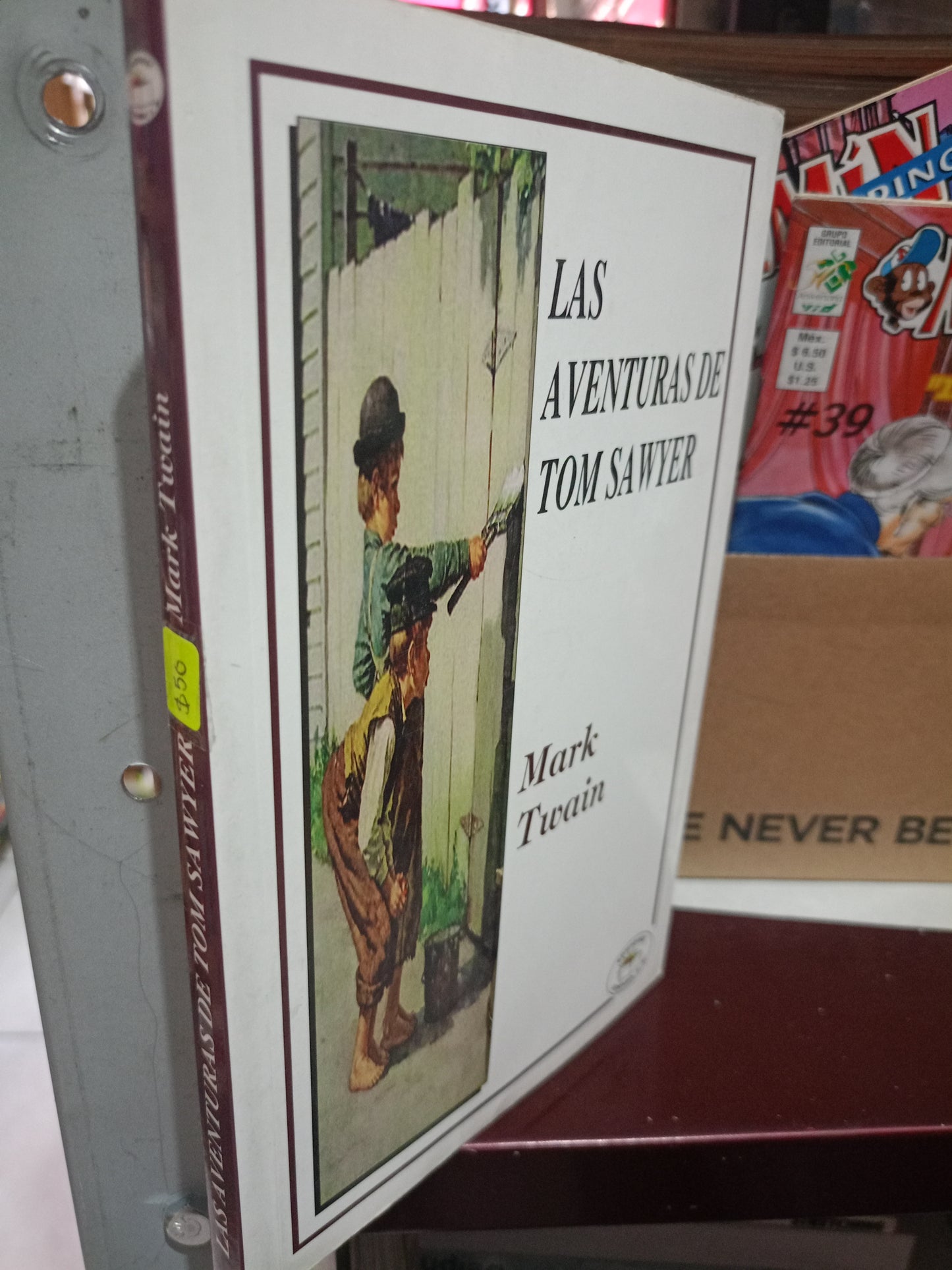 LAS AVENTURAS DE TOM SAWYER MARK TWAIN USADO NOVELA LITERARIO 305