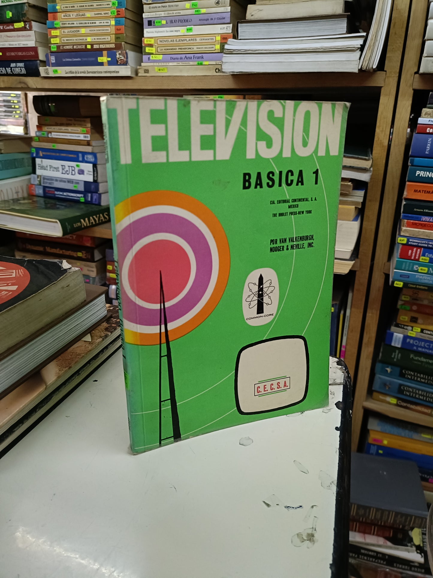 TELEVISIÓN BASICA 1 POR VAN VALKENBURGH NOOGER & NEVILLE USADO OFICIOS LITERARIO 207