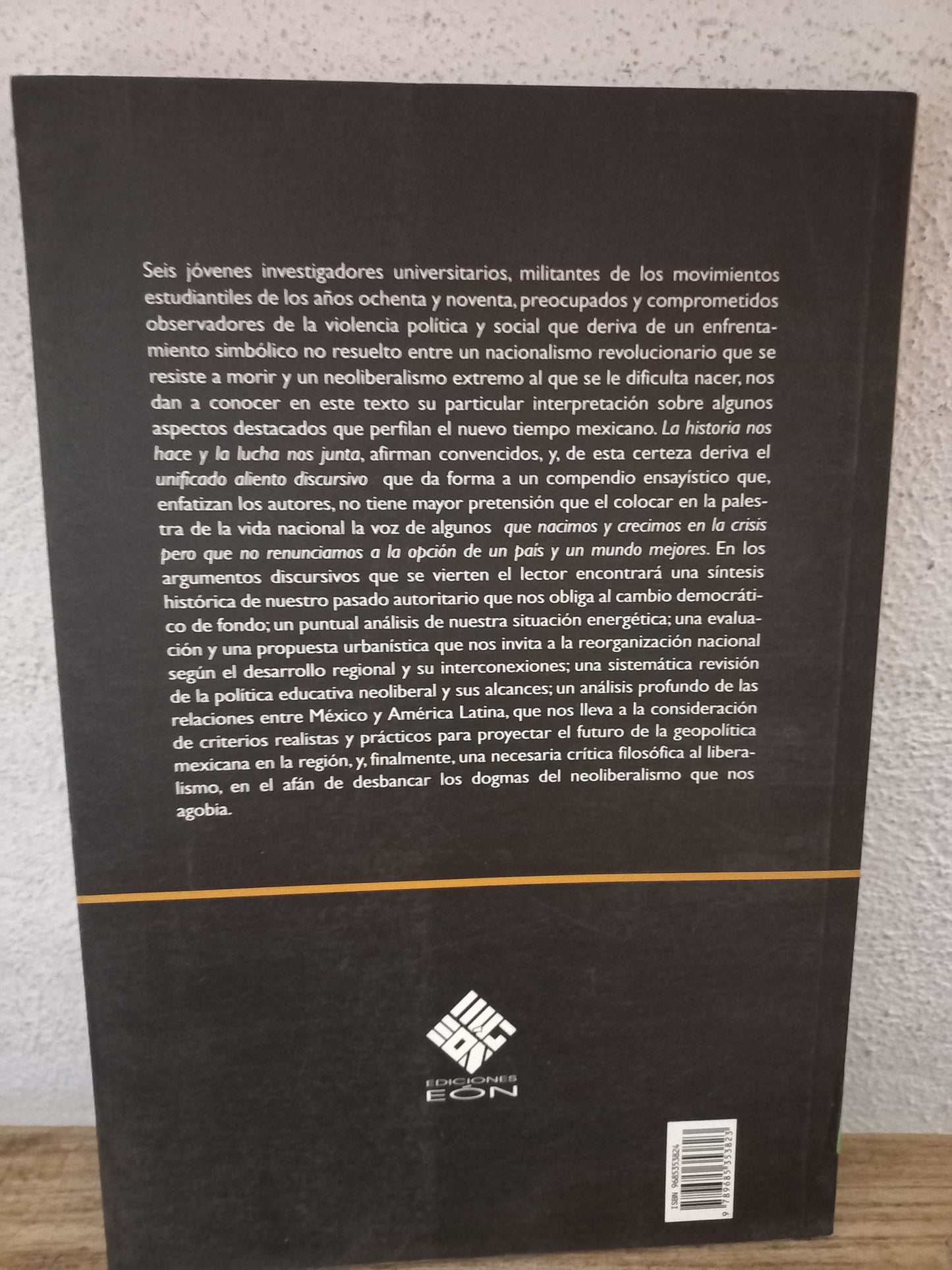 EN BUSCA DE MÉXICO UNA VISIÓN DE LOS QUE CRECIERON EN LA CRISIS POR JORGE IGNACIO GARCÍA PONCE USADO HISTORIA LITERARIO 305