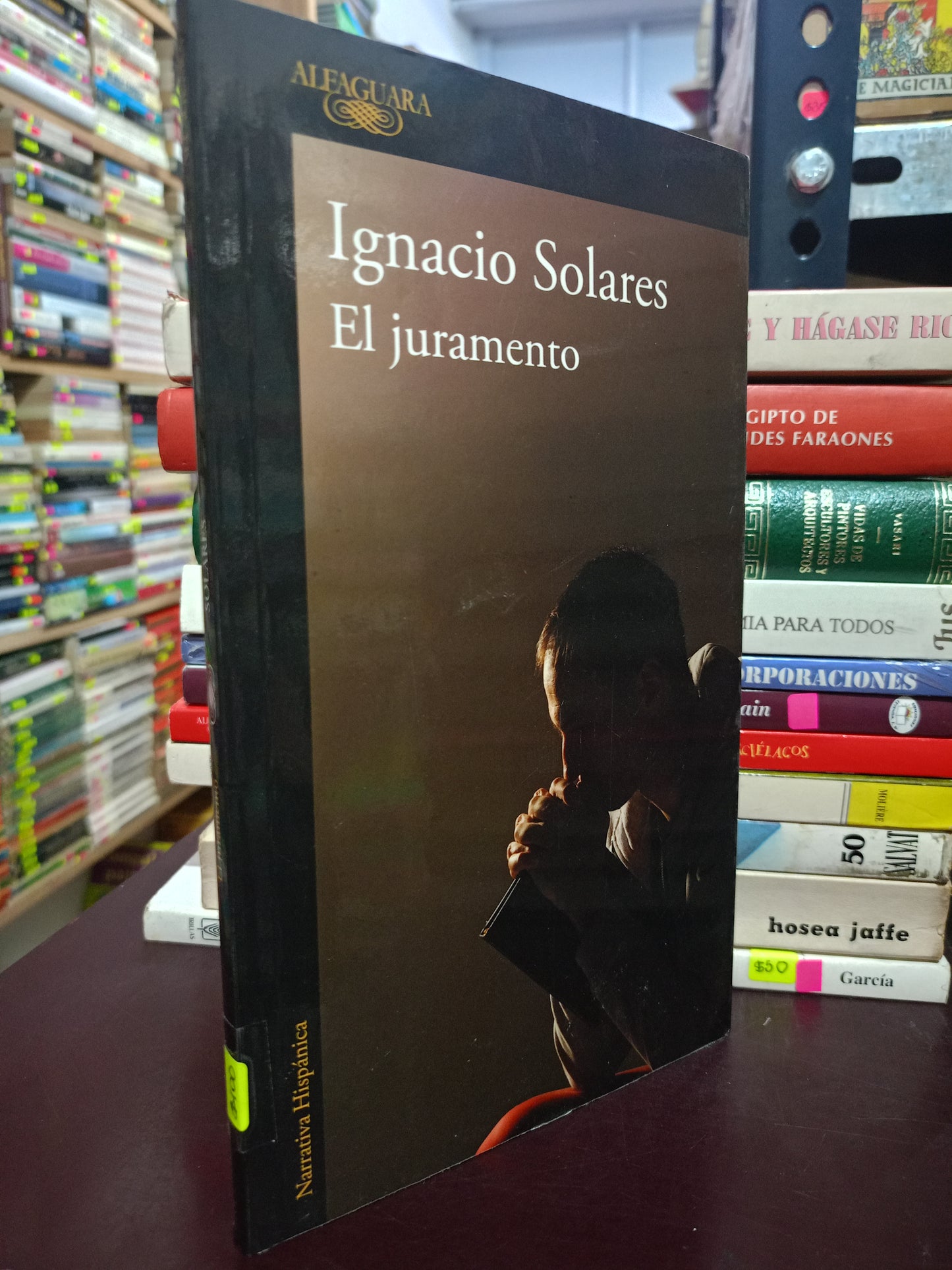 EL JURAMENTO POR IGNACIO SOLARES USADO NOVELA LITERARIO 305