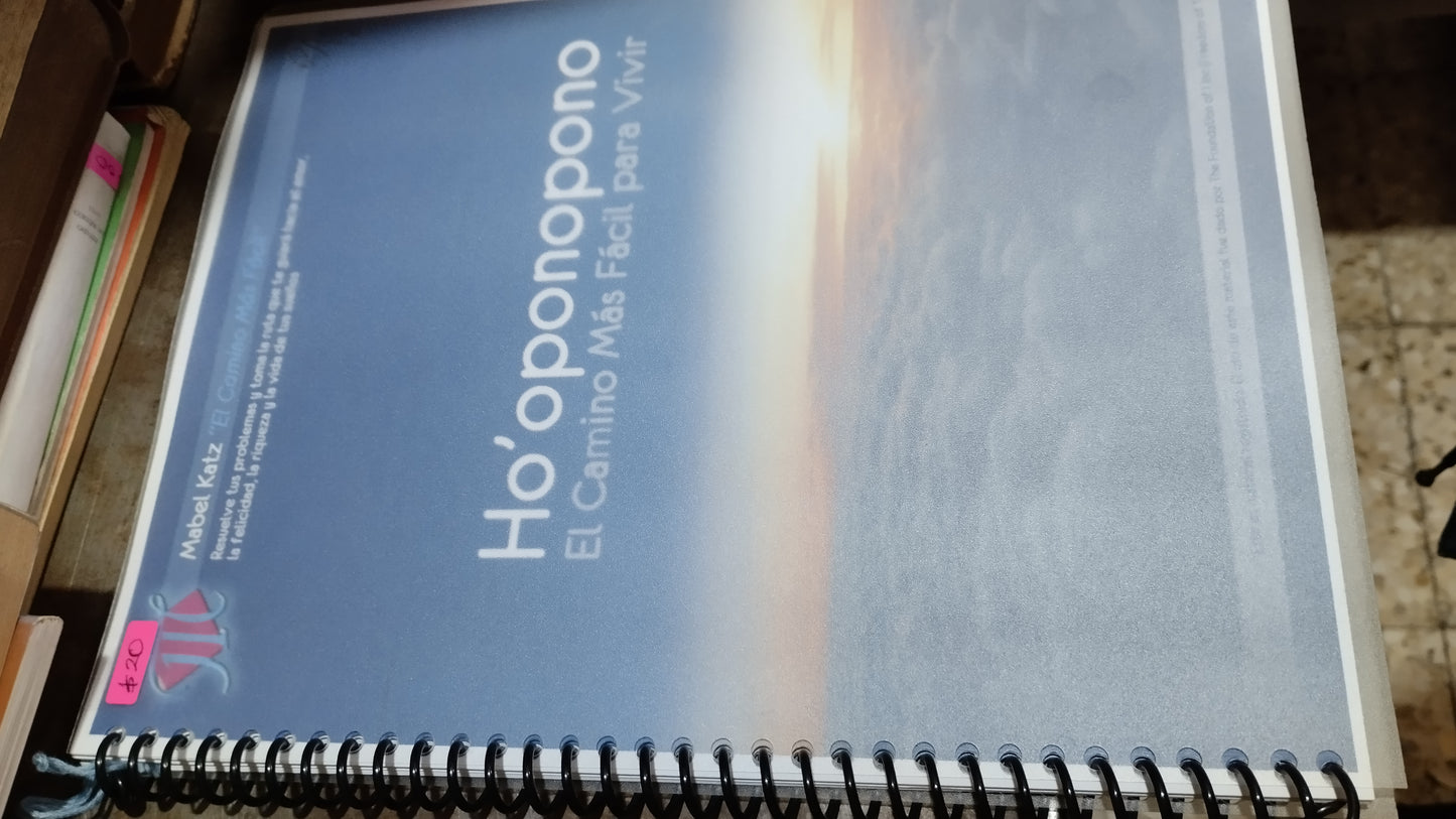 HO'OPONOPONO EL CAMINO MAS FACIL PARA VIVIR POR MABEL KATZ LIBRO USADO SUPERACION PERSONAL ALDAMA