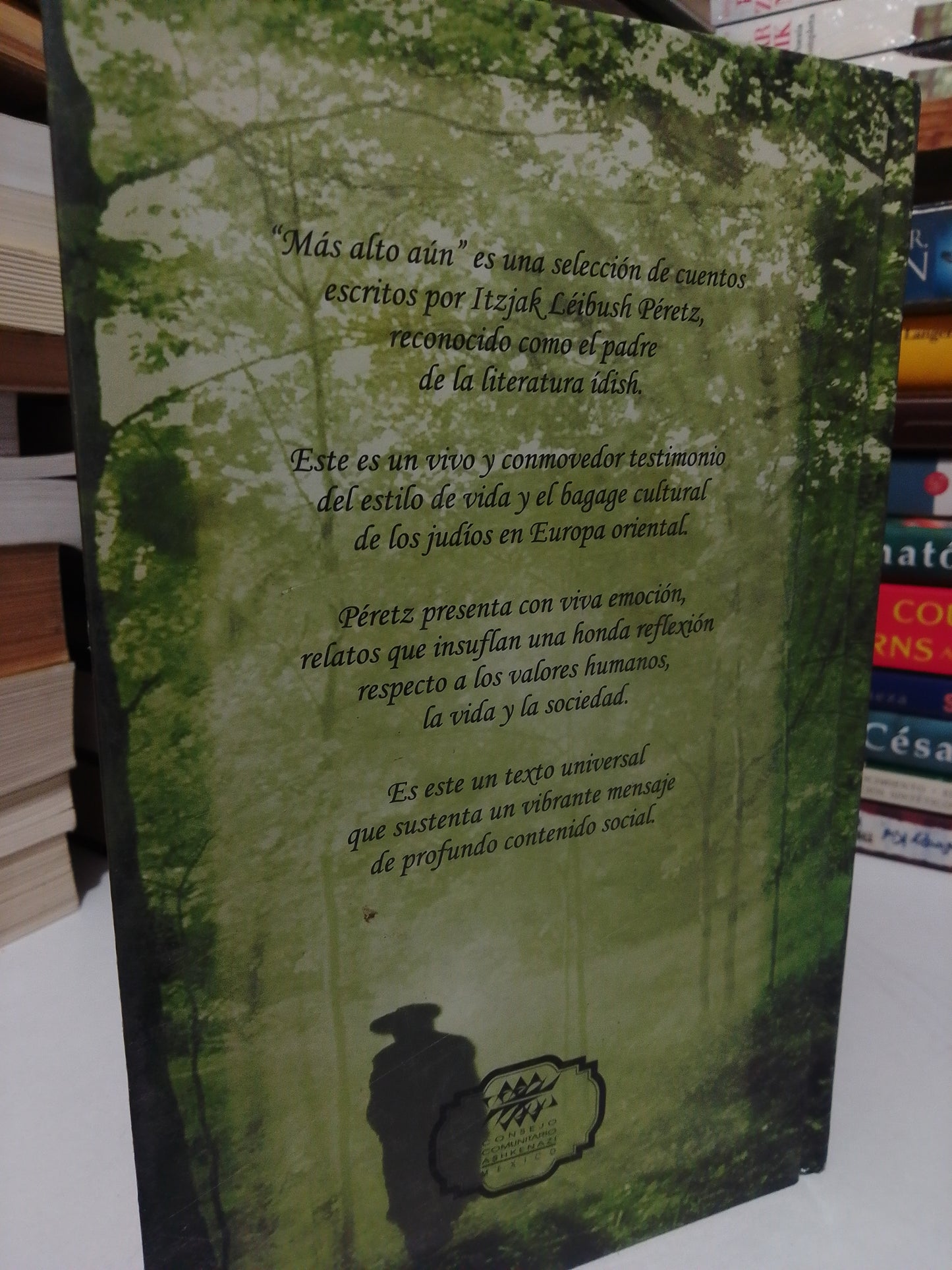 MÁS ALTO AÚN POR ITZJAK LEIBUSH PÉRETZ USADO NOVELA JUÁREZ