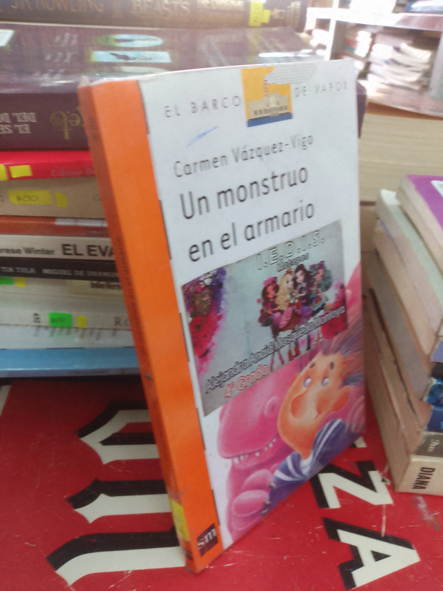 UN MONSTRUO EN EL ARMARIO POR CARMEN VAZQUEZ VIGO USADO INFANTIL LITERARIO 207
