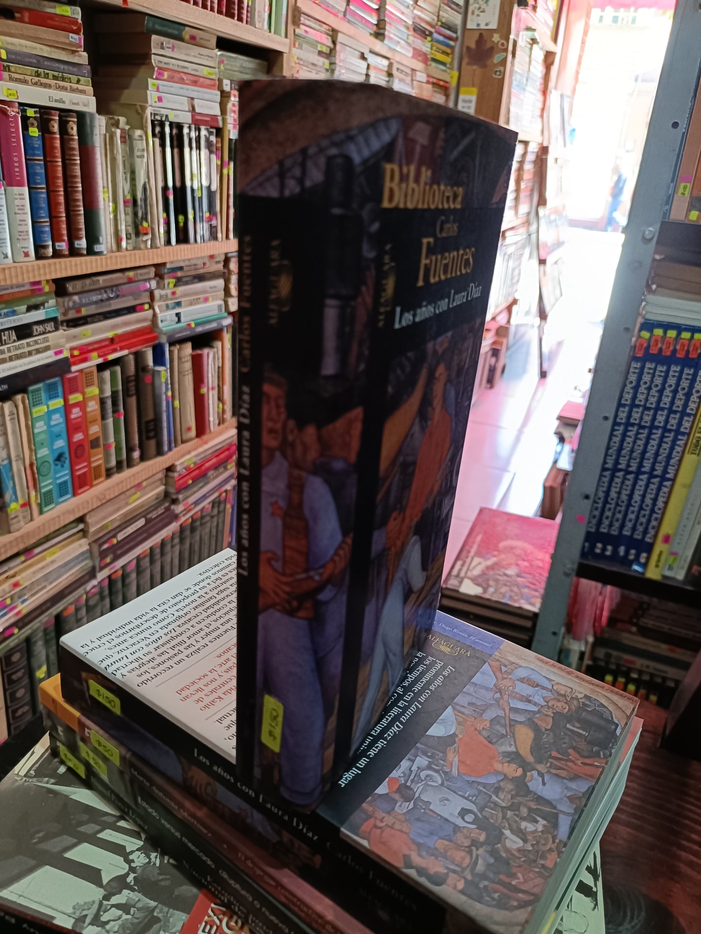 LOS AÑOS CON LAURA DIAZ POR CARLOS FUENTES USADO NOVELA LITERARIO 305