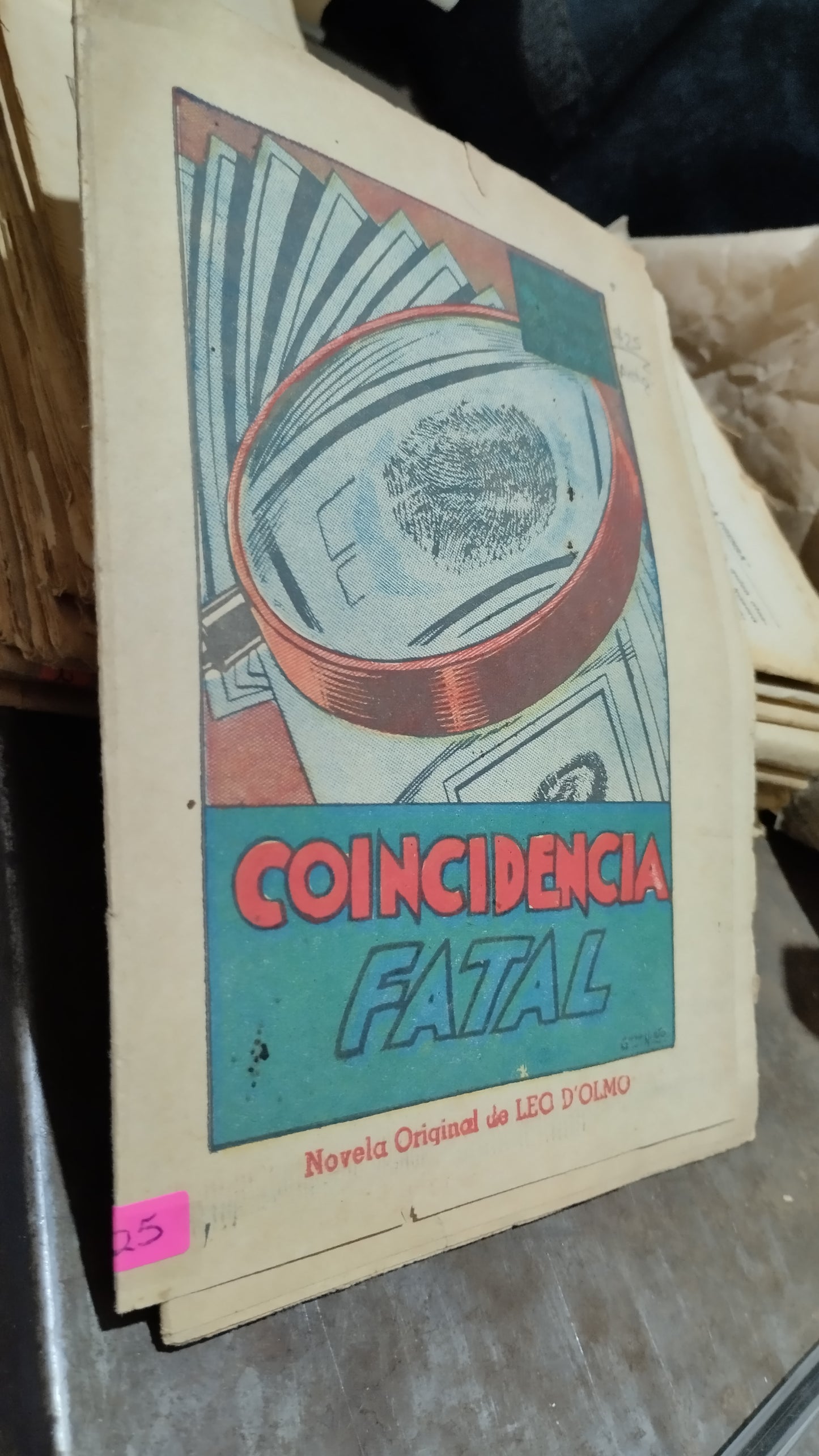COINCIDENCIA FATAL POR LEO D OLMO LIBRO USADO ANTIGUO ALDAMA