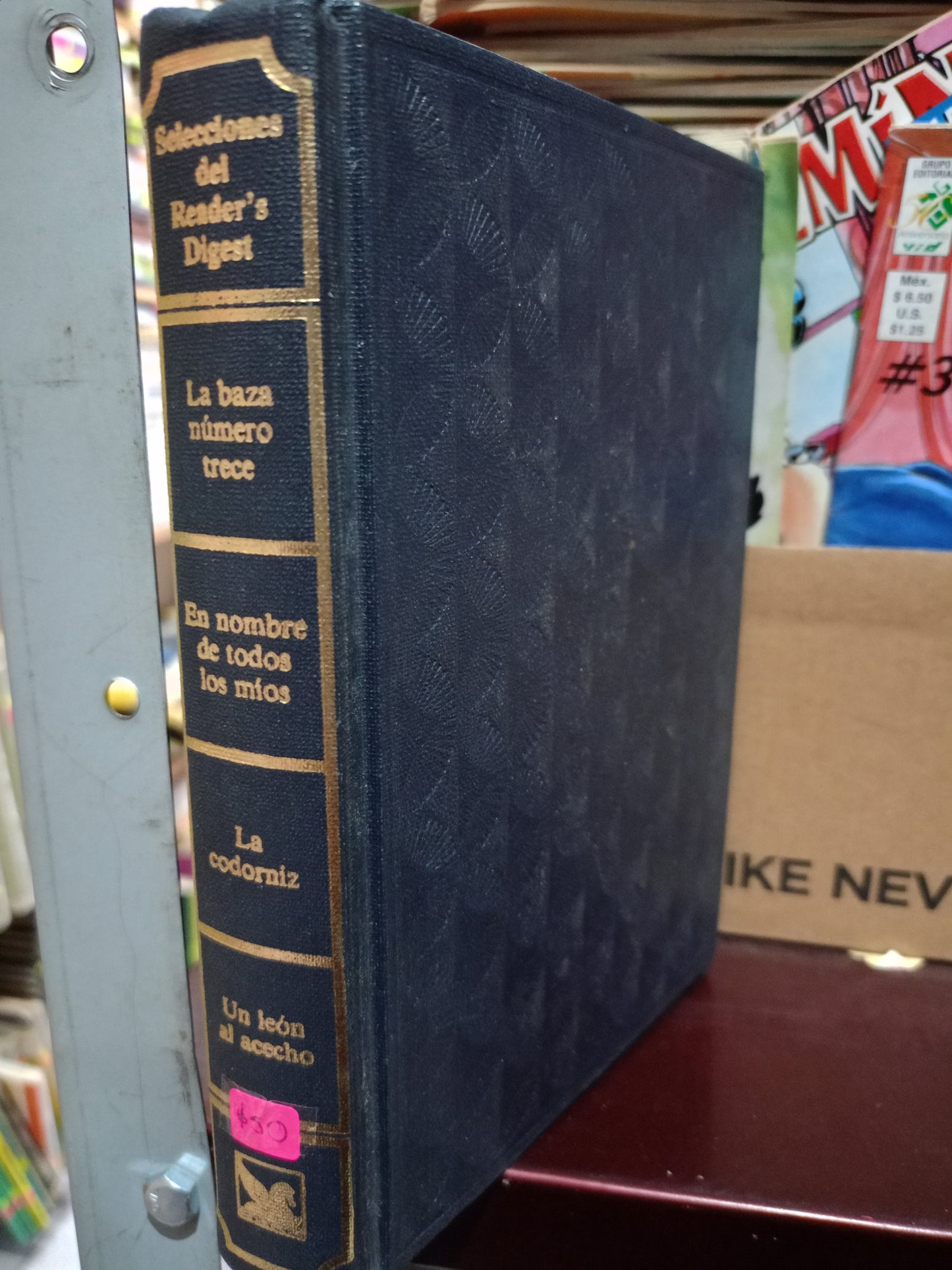 LA BAZA NUMERO TRECE, EN NOMBRE DE TODOS LOS MIOS, LA CODORNIZ, UN LEON AL ACECHO USADO NOVELA LITERARIO 305