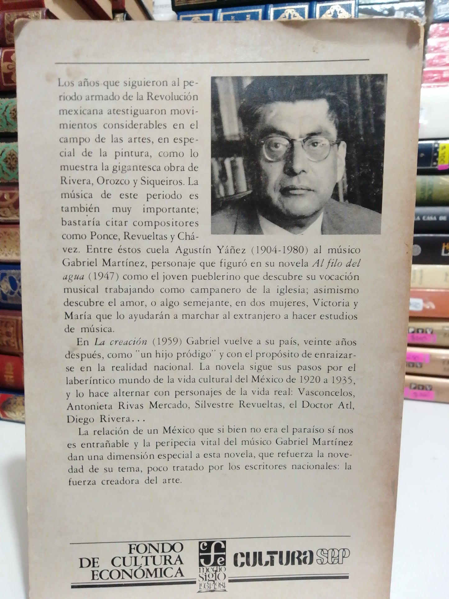 LA CREACION POR AGUSTÍN YAÑEZ USADO NOVELA JUAREZ