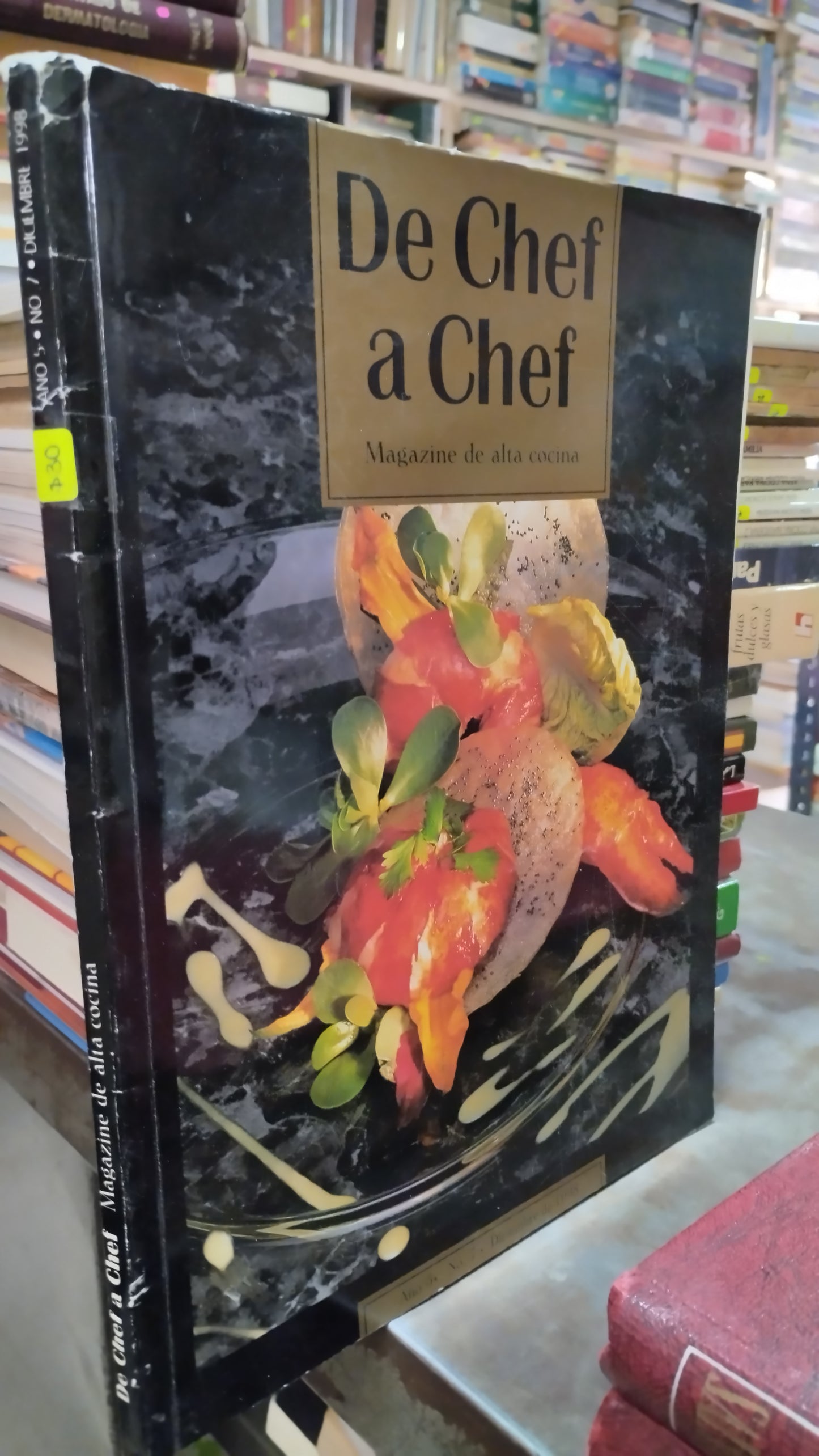 DE CHEF A CHEF MAGAZINE DE ALTA COCINA LIBRO USADO COCINA ALDAMA