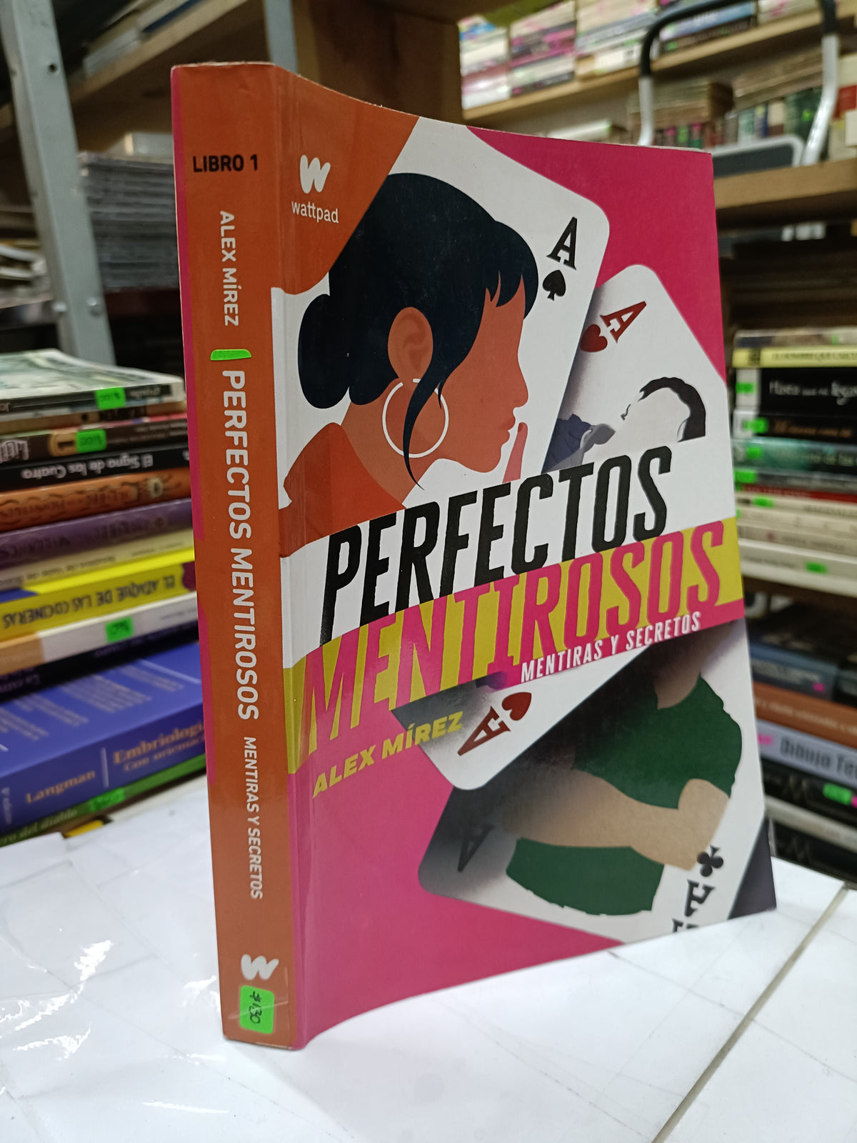 PERFECTOS MENTIROSOS POR ALEX MIREZ USADO NOVELA LITERARIO 207