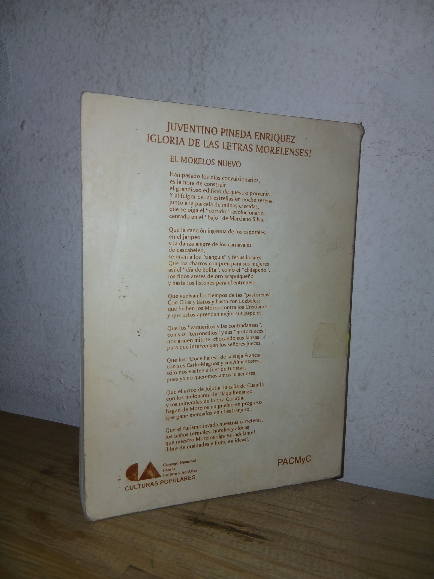 MORELOS LEGENDARIO POR J. PINEDA ENRÍQUEZ USADO ANTOLOGÍA LITERARIO 207