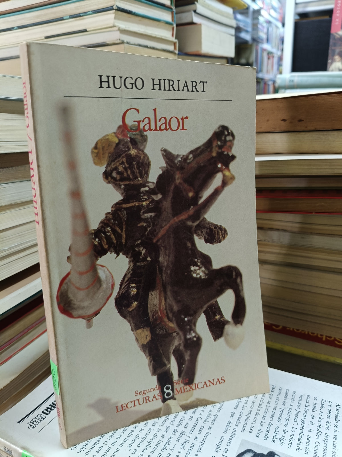 GALAOR POR HUGO HIRIART USADO NOVELA JUAREZ 515