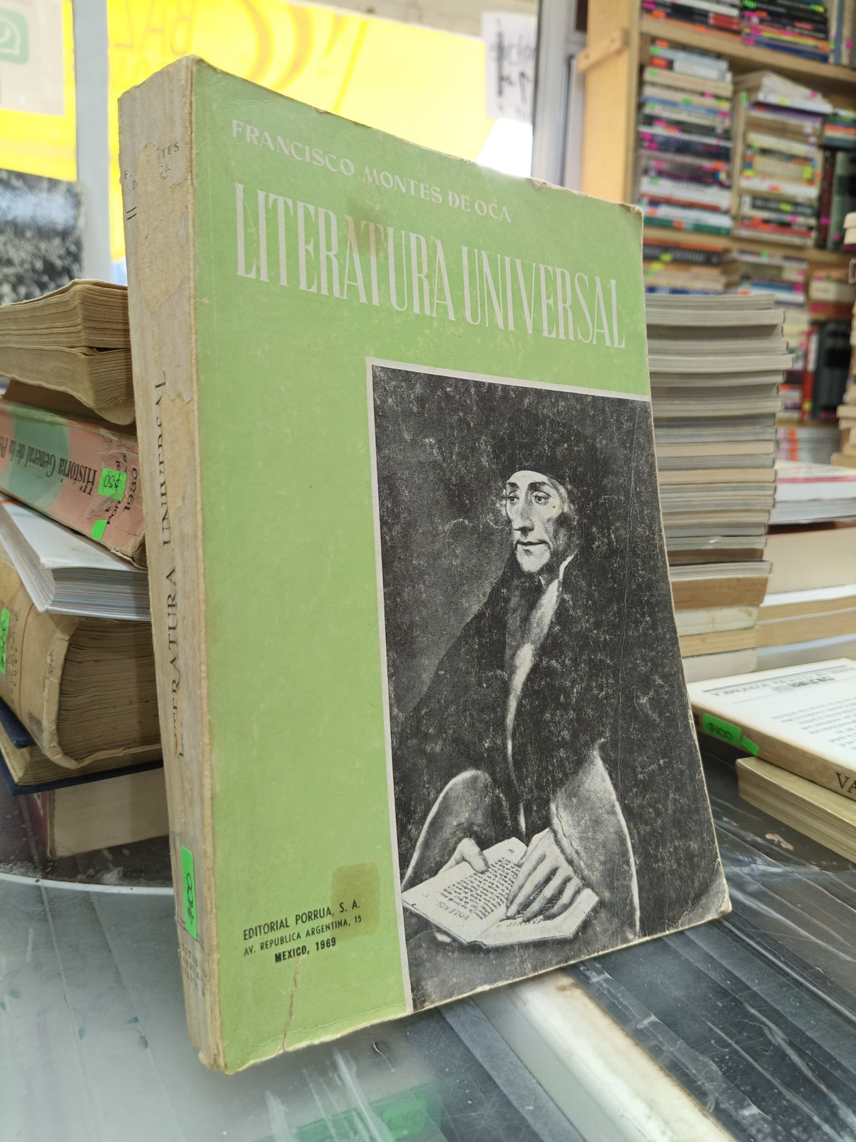LITERATURA UNIVERSAL POR FRANCISCO MONTES DE OCA USADO NOVELA JUAREZ 515