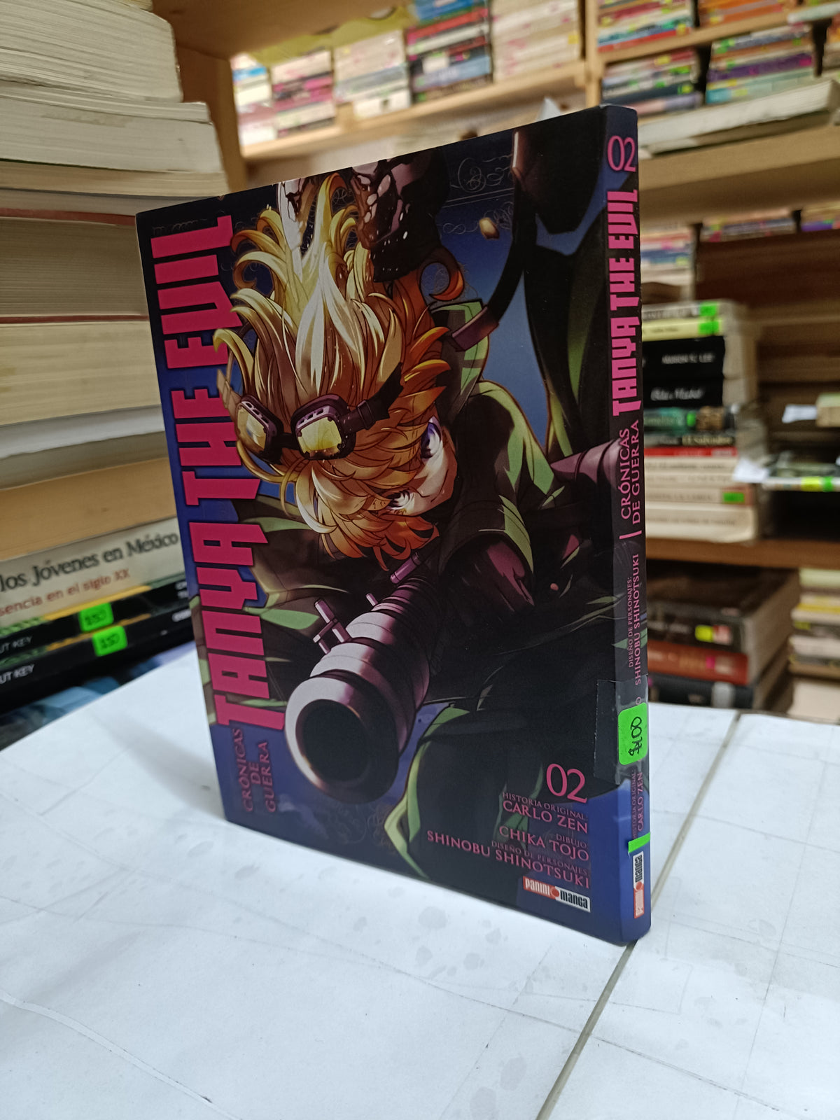 CRONICAS DE GUERRA TANYA THE EVIL 02 POR CARLO ZEN MANGA USADO NOVELA LITERARIO 207