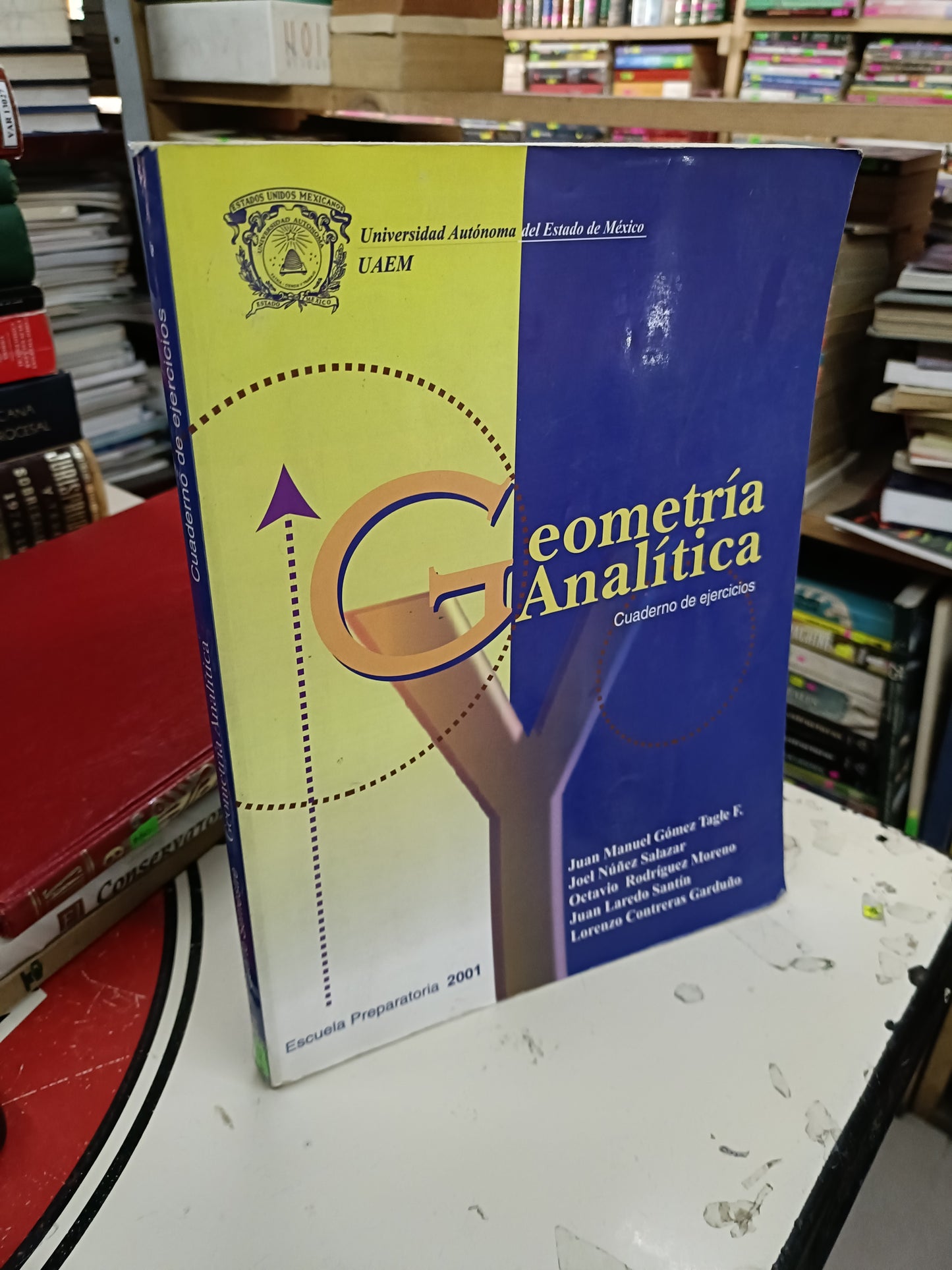 GEOMETRÍA ANALÍTICA CUADERNO DE EJERCICIOS CUARTO SEMESTRE 2001 USADO MATEMÁTICAS LITERARIO 207