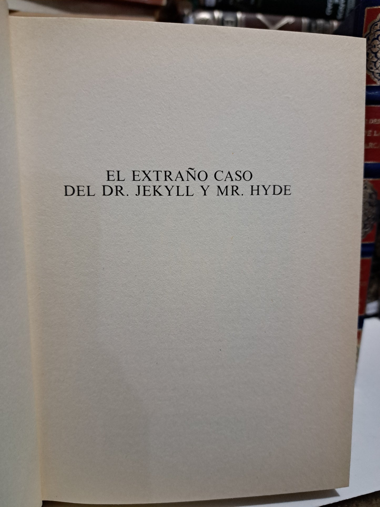 EL EXTRAÑO CASO DEL DR. JEKYLL Y MR. HYDE R. LOUIS STEVENSON USADO NOVELA JUÁREZ