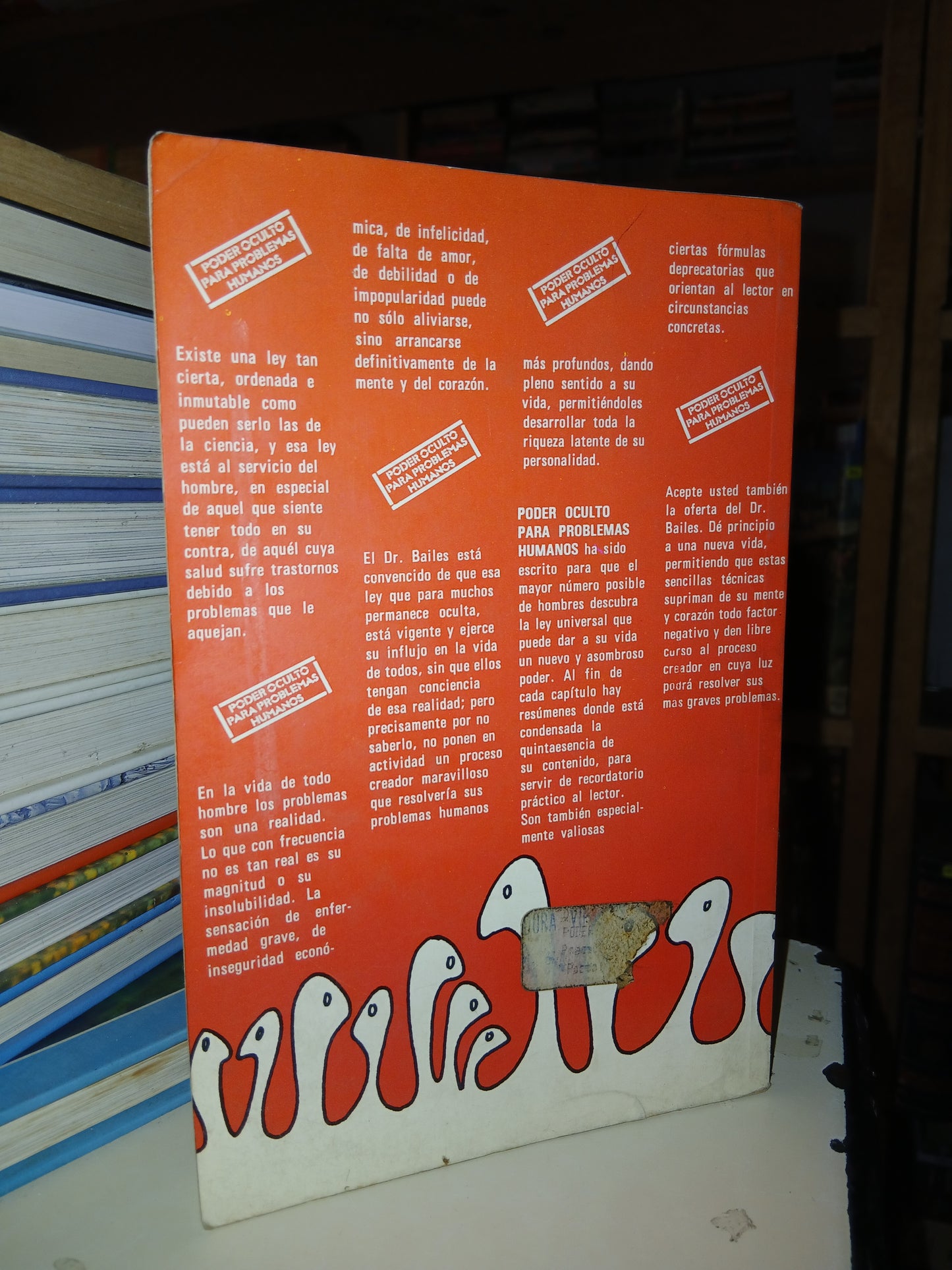 PODER OCULTO PARA PROBLEMAS HUMANOS POR FREDERICK BAILES USADO SUPERACIÓN PERSONAL LITERARIO 207