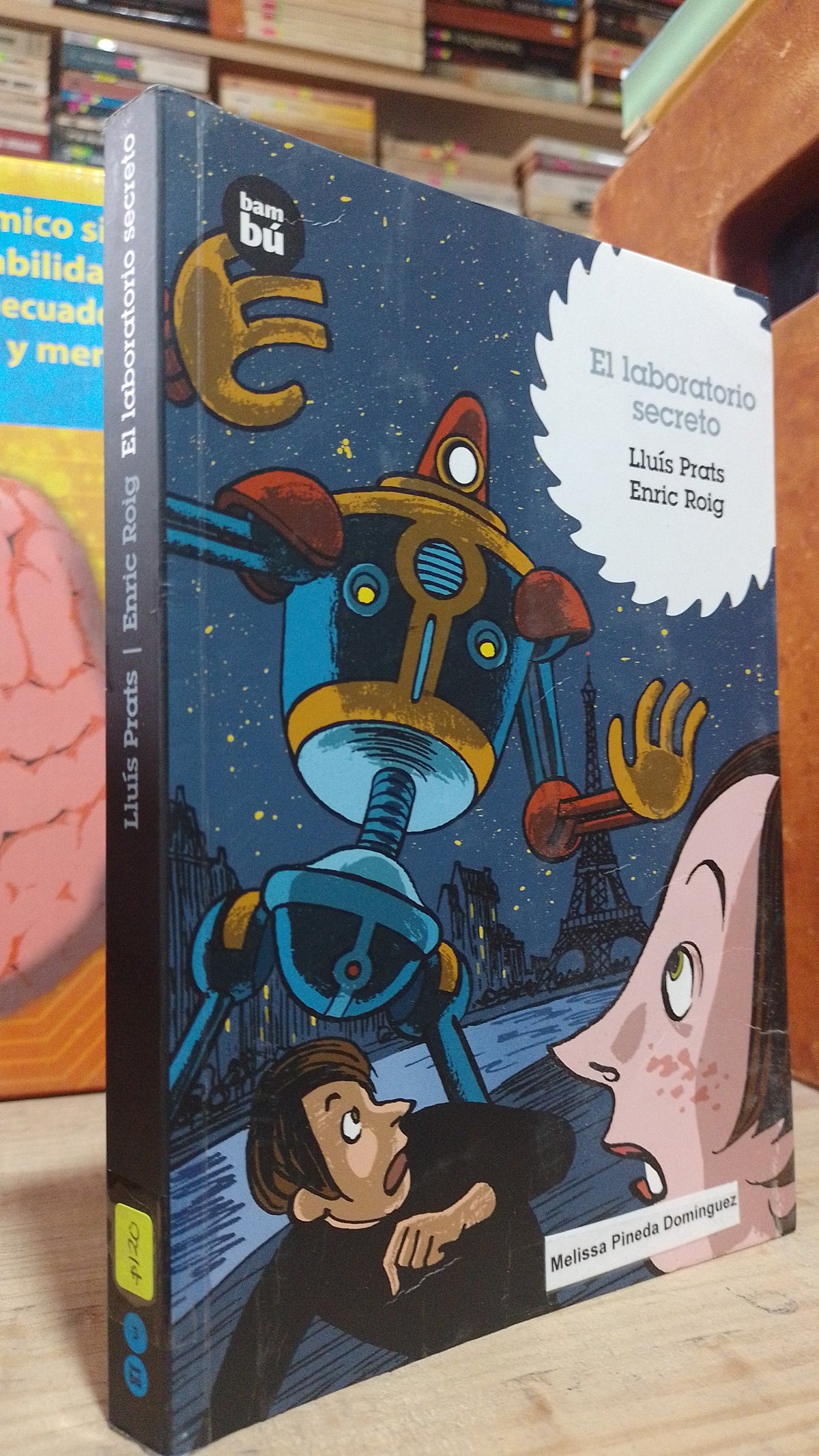 EL LABORATORIO SECRETO POR LLUIS PRATS Y ERIC ROIG USADO NOVELA ALDAMA