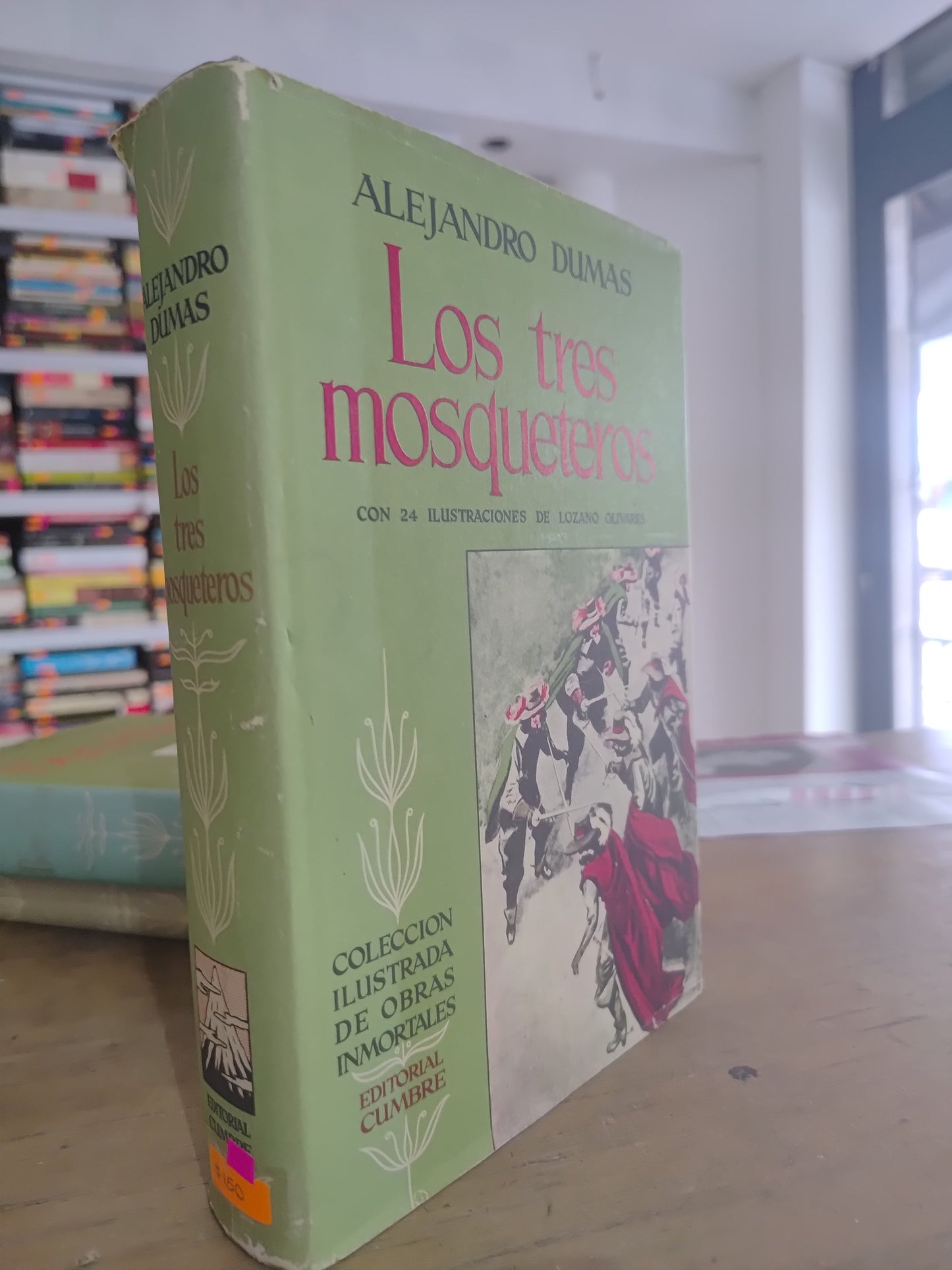 LOS TRES MOSQUETEROS POR ALEJANDRO DUMAS USADO NOVELAS JUAREZ 515