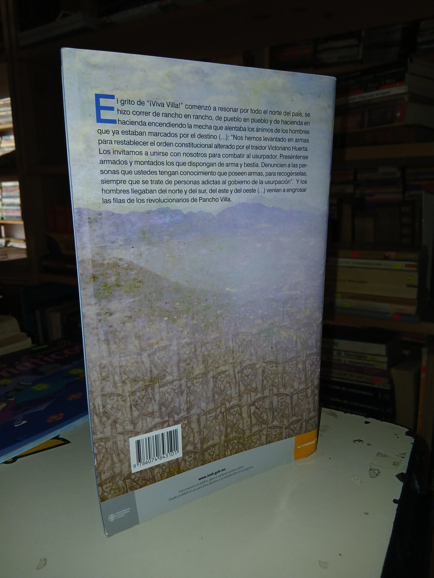 PANCHO VILLA Y LA DIVISIÓN DEL NORTE SOBRE TORREÓN POR JOAQUÍN ARMANDO CHACÓN USADO INFANTIL LITERARIO 207