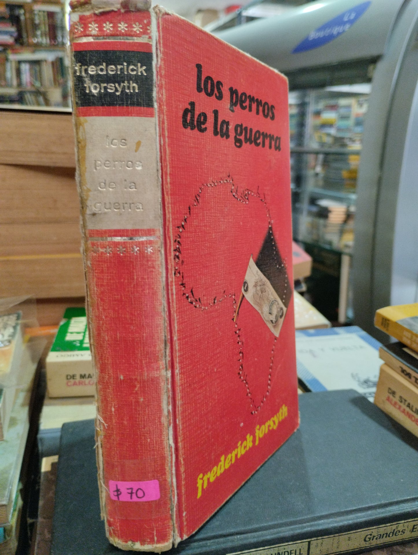 LOS PERROS DE LA GUERRA POR FREDERICK FORSYTH USADO HISTORIA ALDAMA EDITORIAL CIRCULO DE LECTORES TAPA DURA LIBRO EN BUEN ESTADO