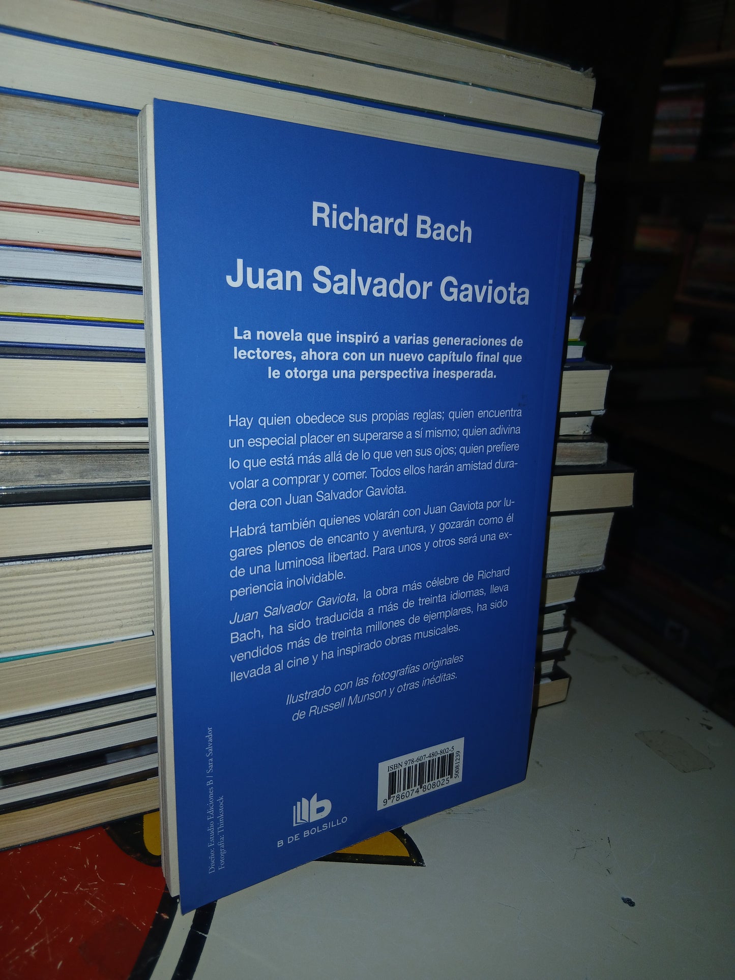 JUAN SALVADOR GAVIOTA POR RICHARD BACH USADO NOVELA LITERARIO 207