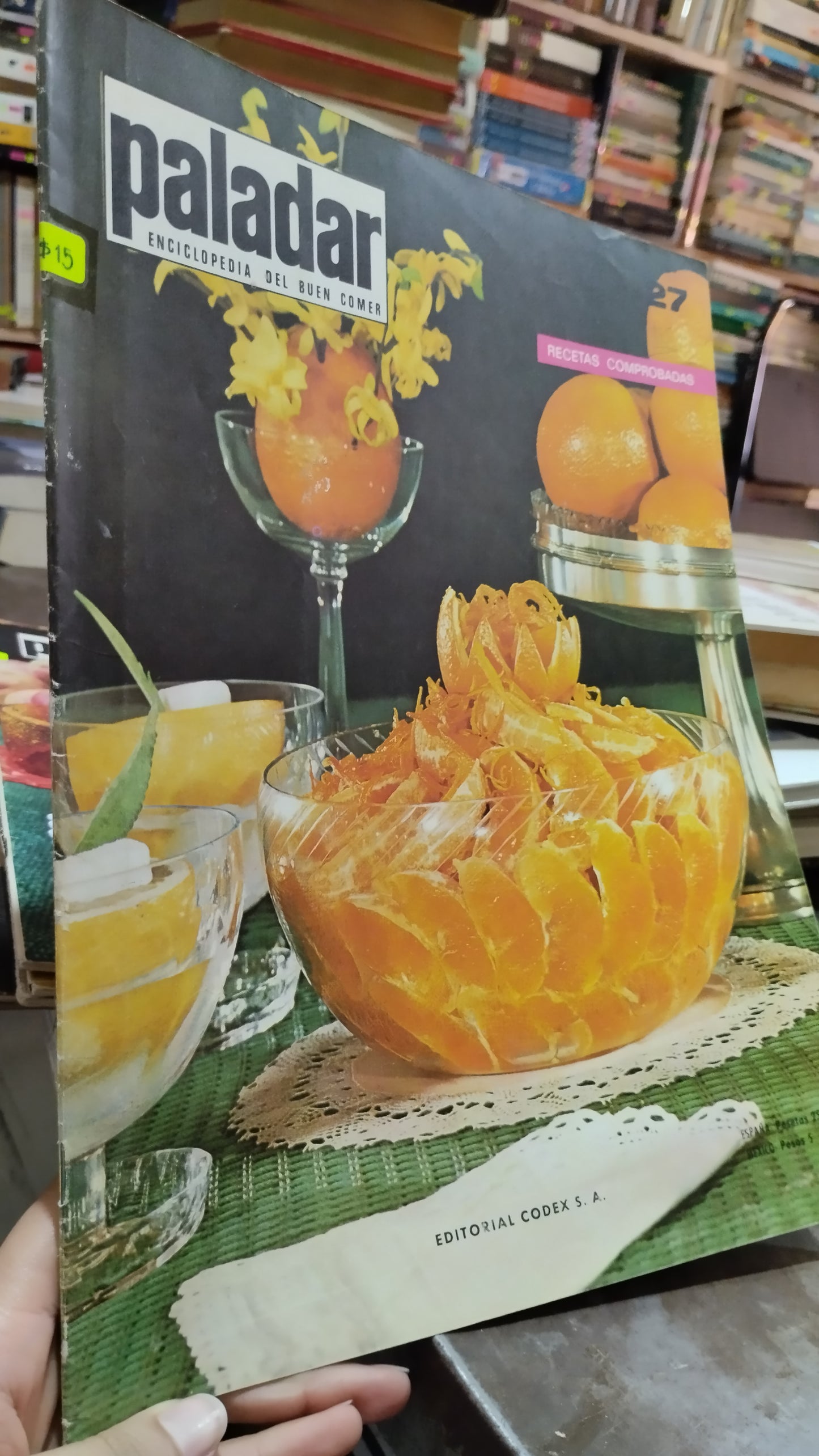 PALADAR RECETAS COMPROBADAS 27 LIBRO USADO COCINA ALDAMA