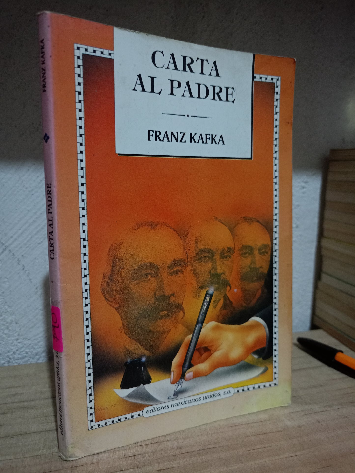 CARTA AL PADRE POR FRANZ KAFKA USADO NOVELA LITERARIO 305
